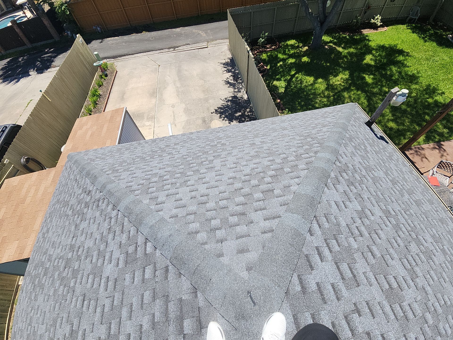 Residential Roofing Installation using GAF HDZ Pewter Grey by Lighthouse Roofing