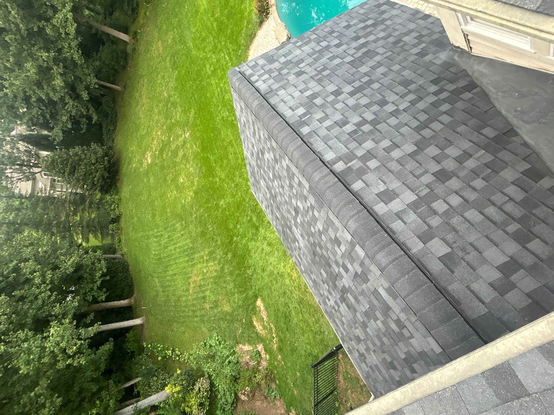 Great Falls : residential Roof with CertainTeed Landmark Pro in Max Def Moire Black  by RM Banning, Inc.