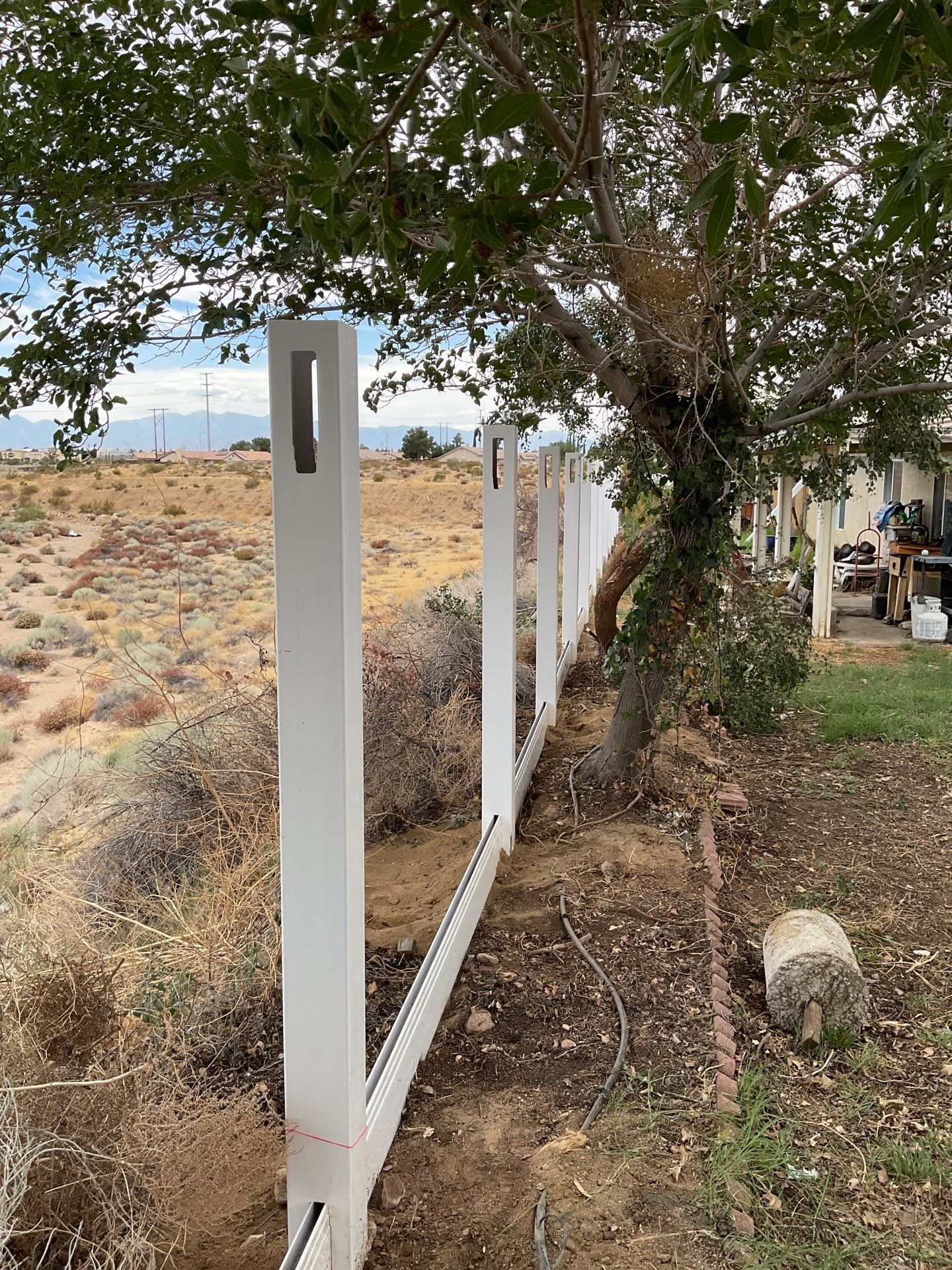 Fence Repair using Vinyl by Fence Guys Inc. 