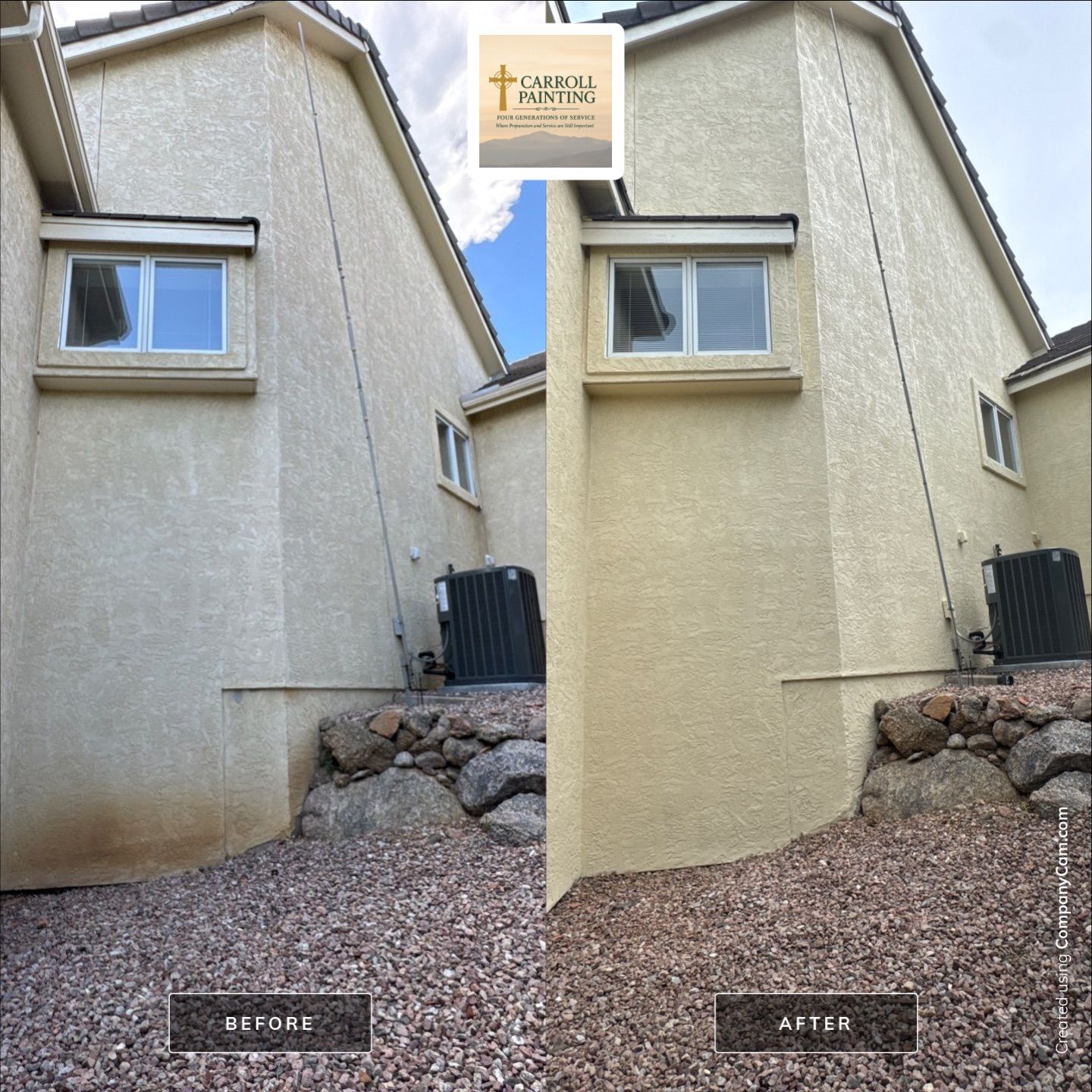 Exterior Stucco Repair and Elastomeric in the Broadmoor Bluffs by Carroll Painting LLC