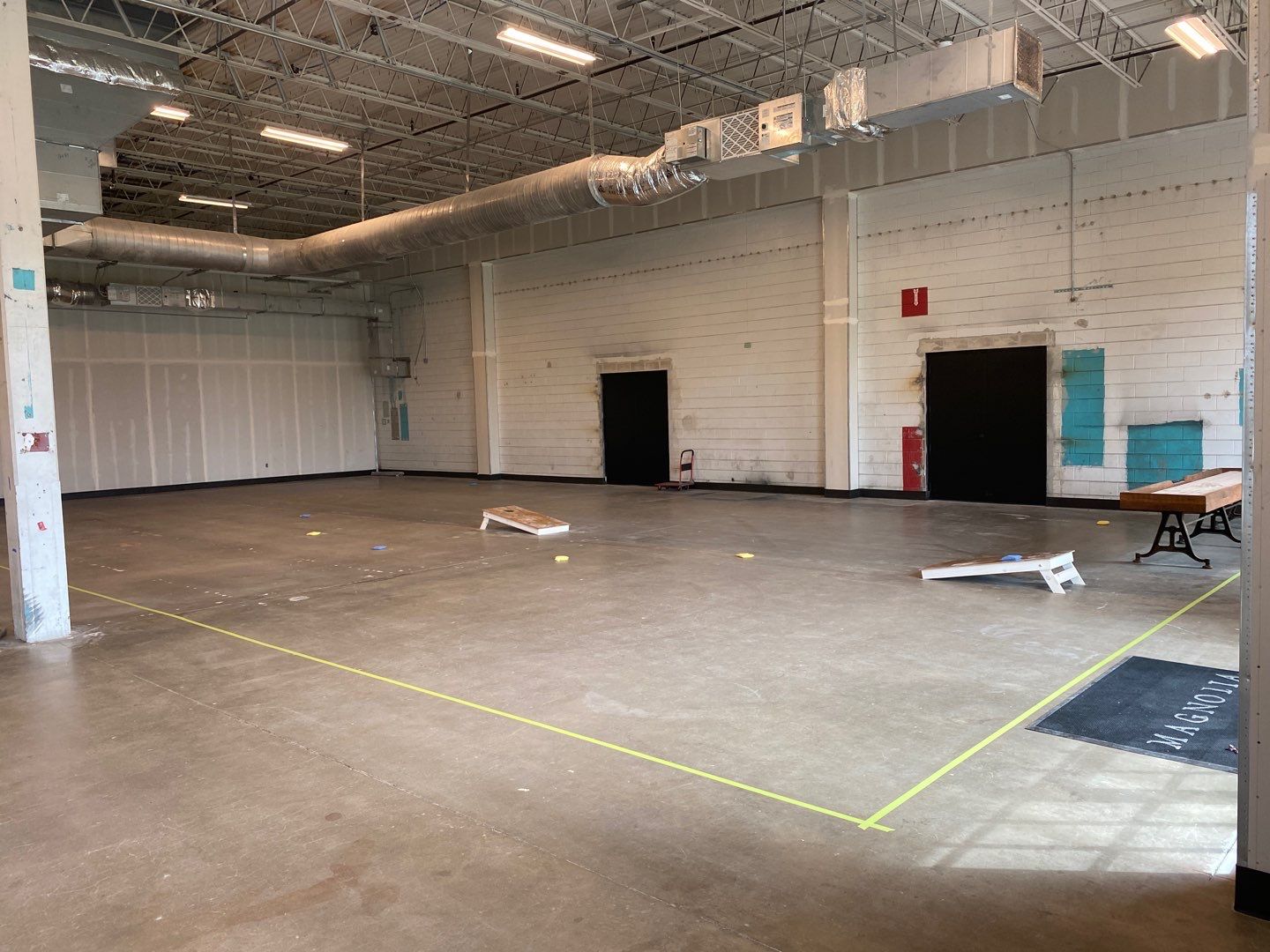 Magnolia HQ.... Pickleball, Basketball Volleyball Court by Sport Court Austin