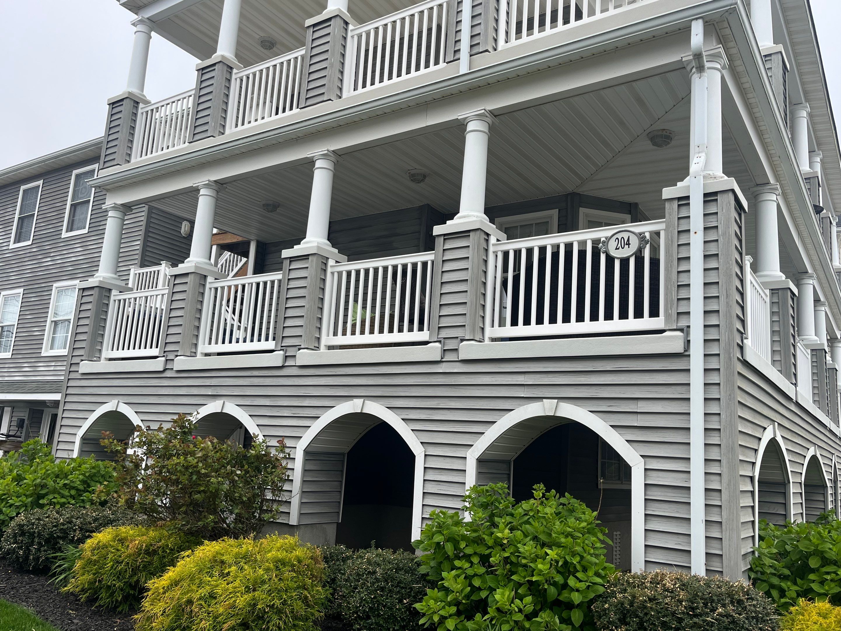 Exterior painting - Columns & Beams Ocean City, NJ by FreshCoat Works LLC