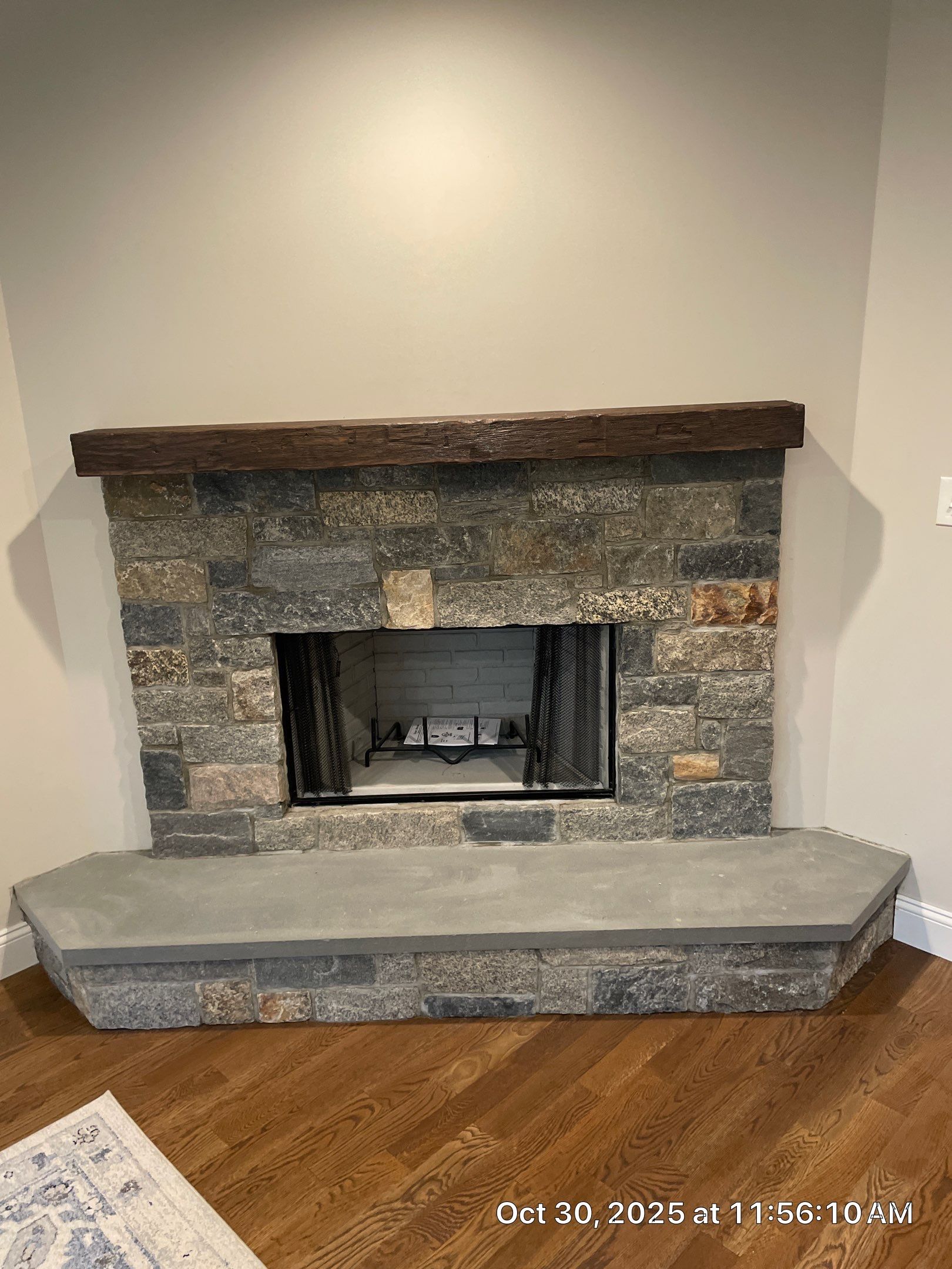 Fireplace Change out by Neighborhood Chimney Services 