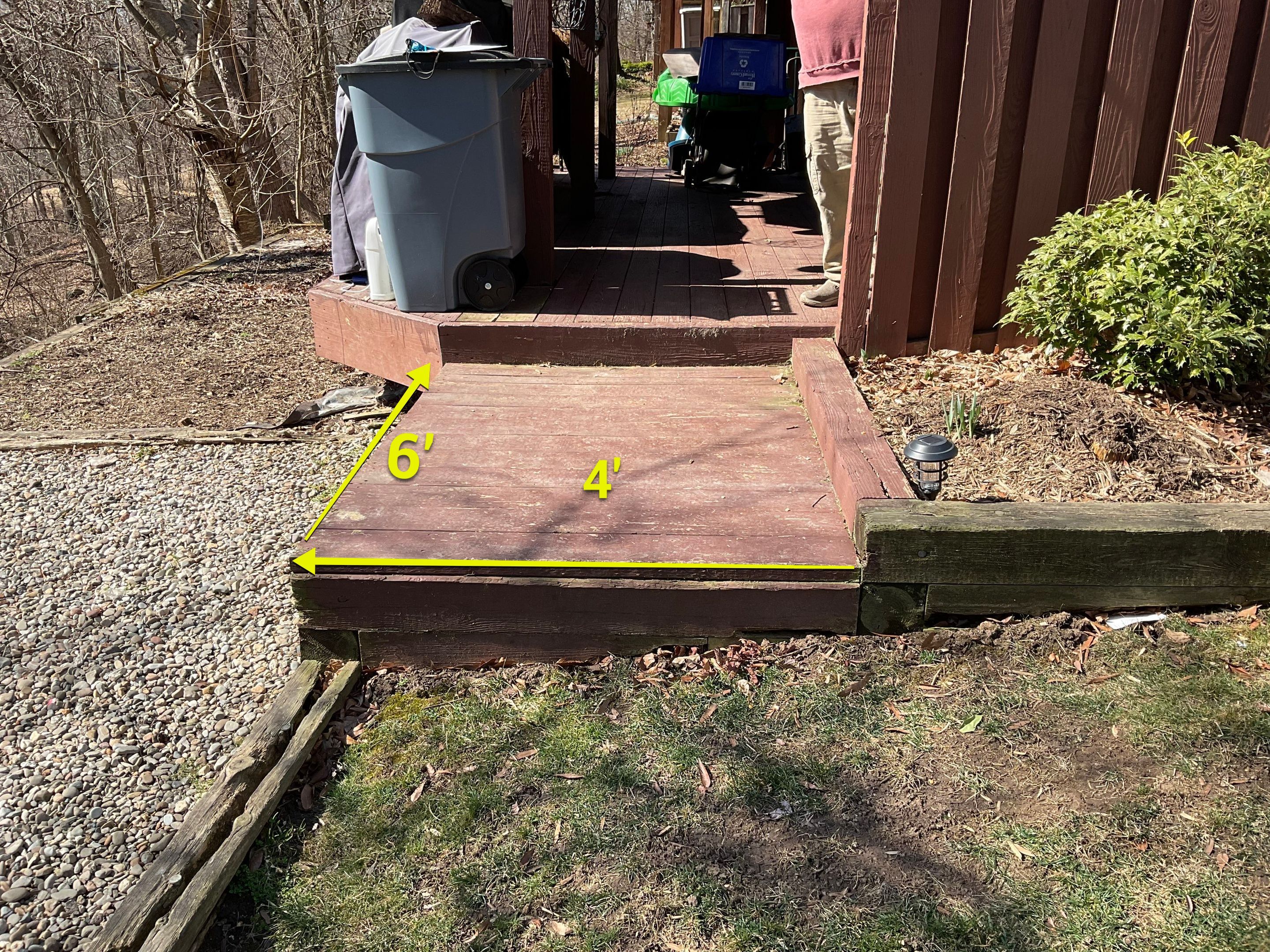 Deck Installation using New Composite Deck Board by Alpha Design Services