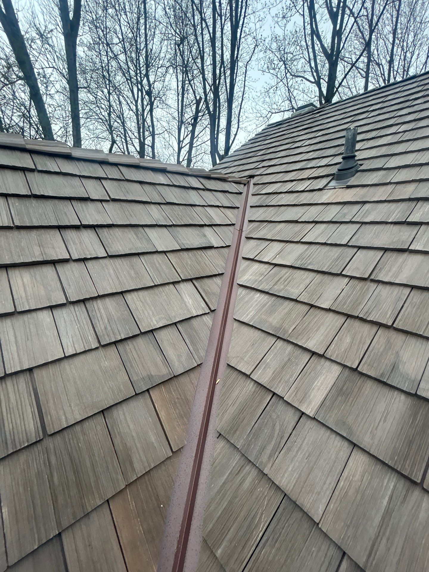 Reston :  Residential Roof Replacement with Brava Synthetic Cedar Shake Class C Natural  by RM Banning, Inc.