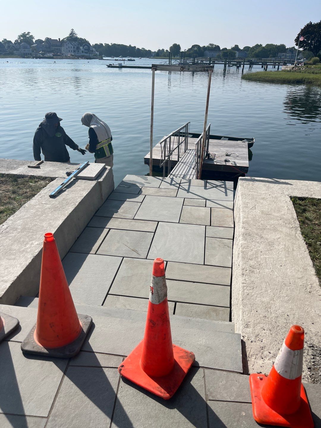 Beautiful Re-disgn by the water in Danvers MA  by Cole Landscaping Inc