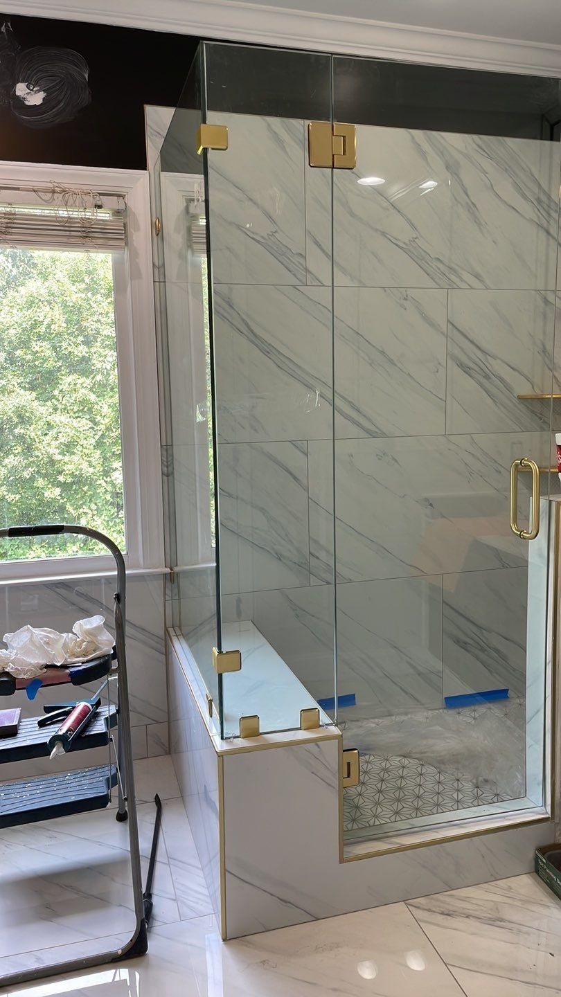 Woods Trace - Bathroom Remodel  by Pillar and Pine