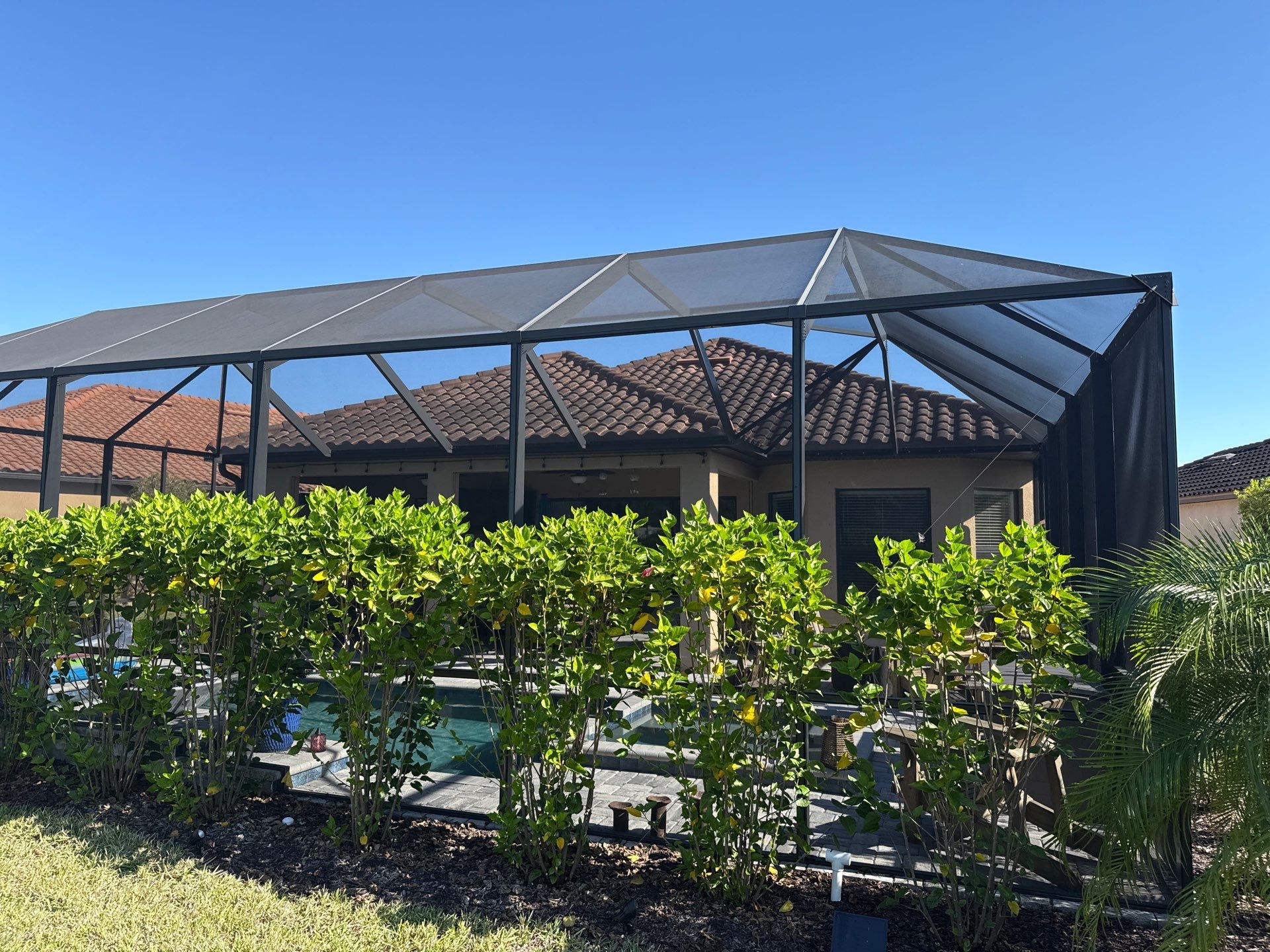 Barrel Tile Roof Cleaning – Artisan Lakes, Palmetto, FL by Sunshine AquaWash