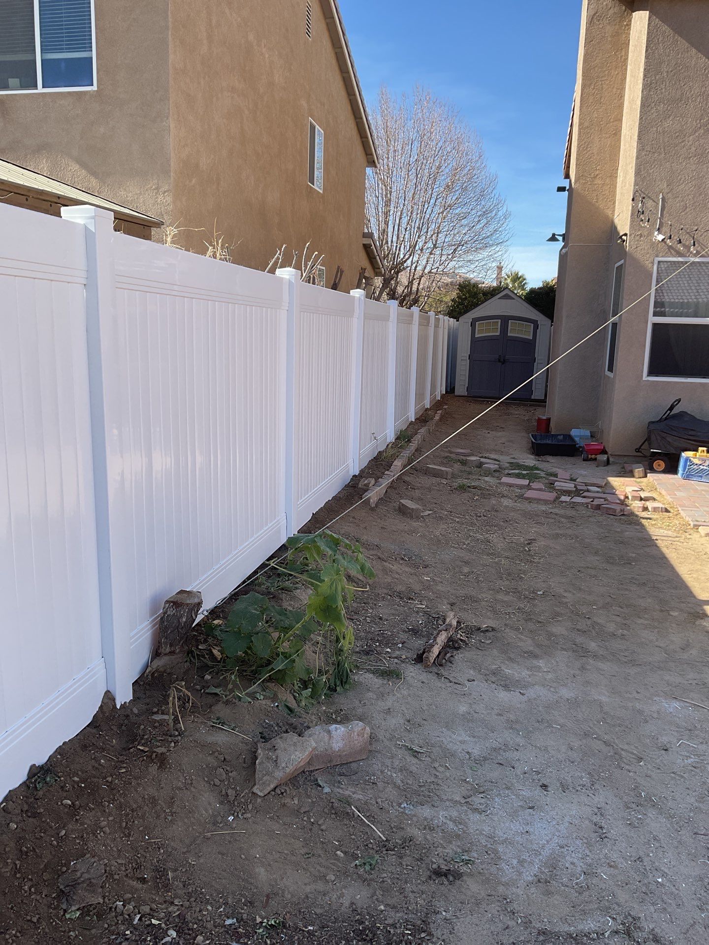 Fence Installation using Vinyl by Fence Guys Inc.