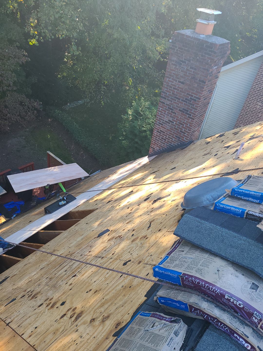 Burke: Residential Roof Replacement with CertainTeed Landmark Pro Designer Shingles in Max Def Charcoal Black by RM Banning, Inc.