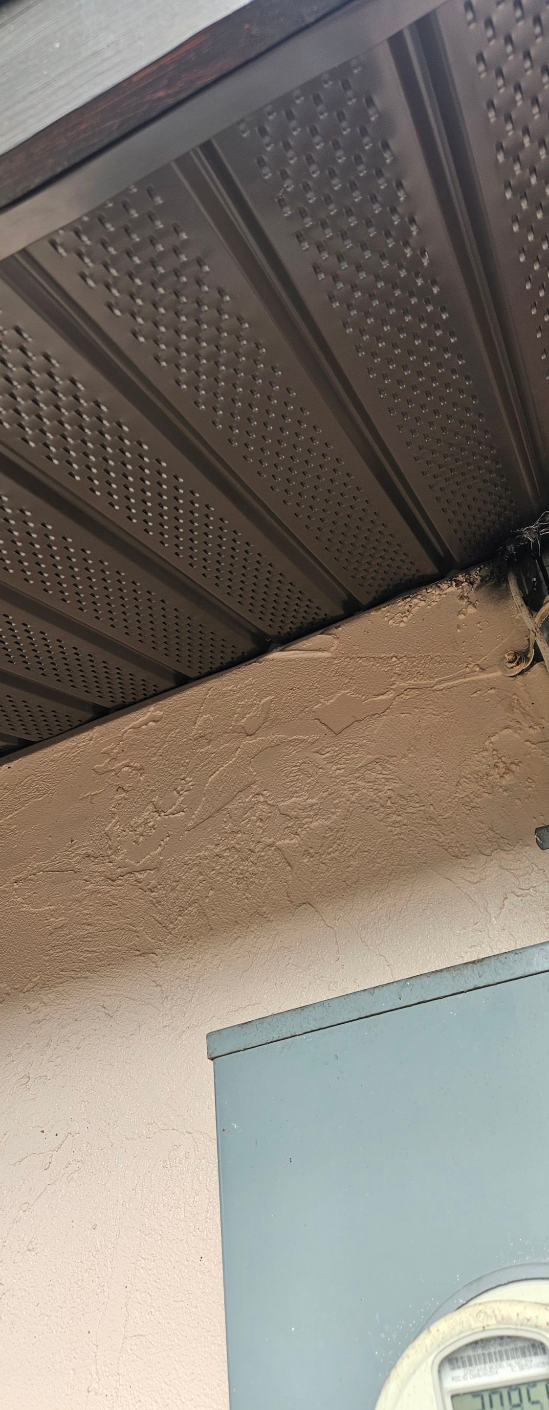 Musket Brown Soffit Installation in Sarasota FL by Gutter Professors