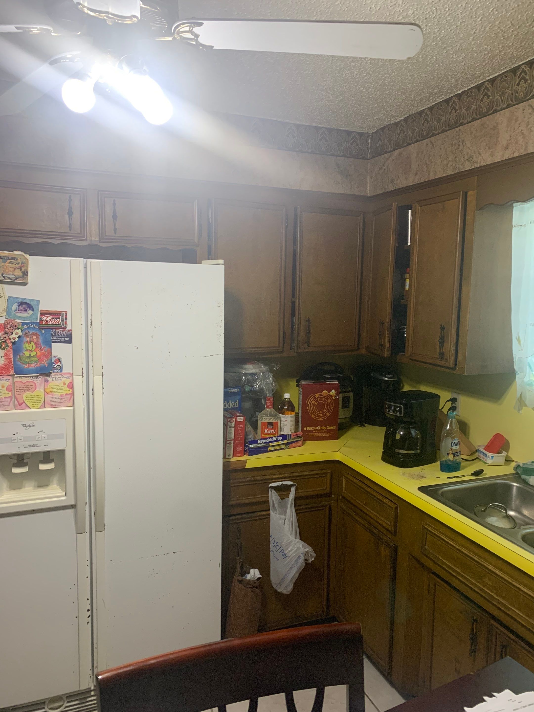 Fire Damaged Kitchen Restored and Remodled - Project in Dayton, TX by Harden Enterprise Services LLC