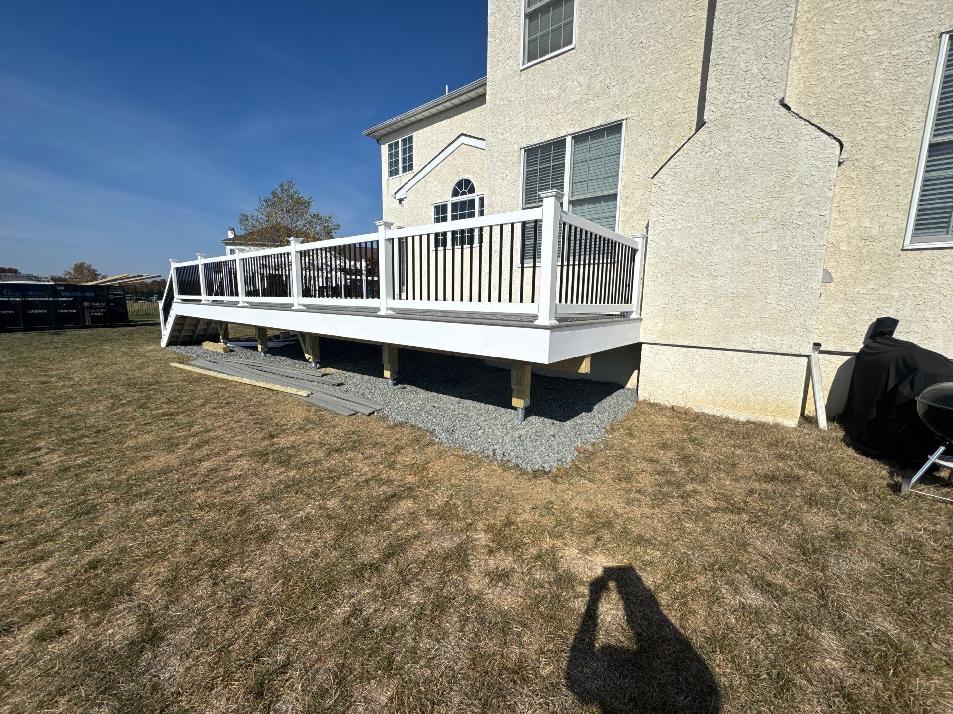 New Deck using Deckorators Venture - Color Saltwater by deck guardian