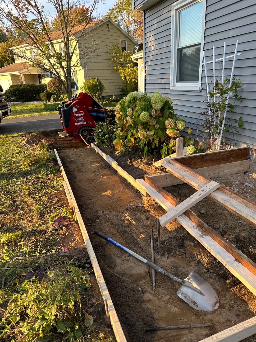 Broom Finish Walkway and Porch  by NG Masonry & Construction LLC