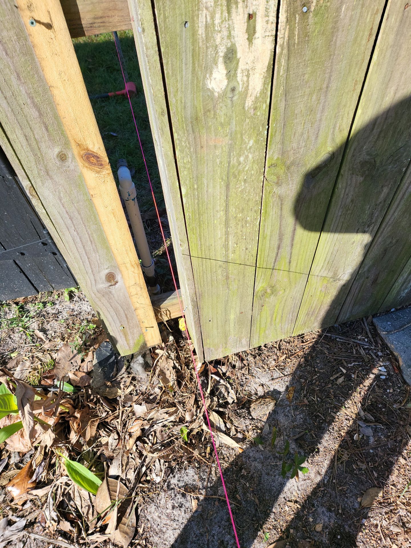 8' PRIVACY WOOD WITH 2 3/8 POUNDED POST  by Hip Square Fence Inc.