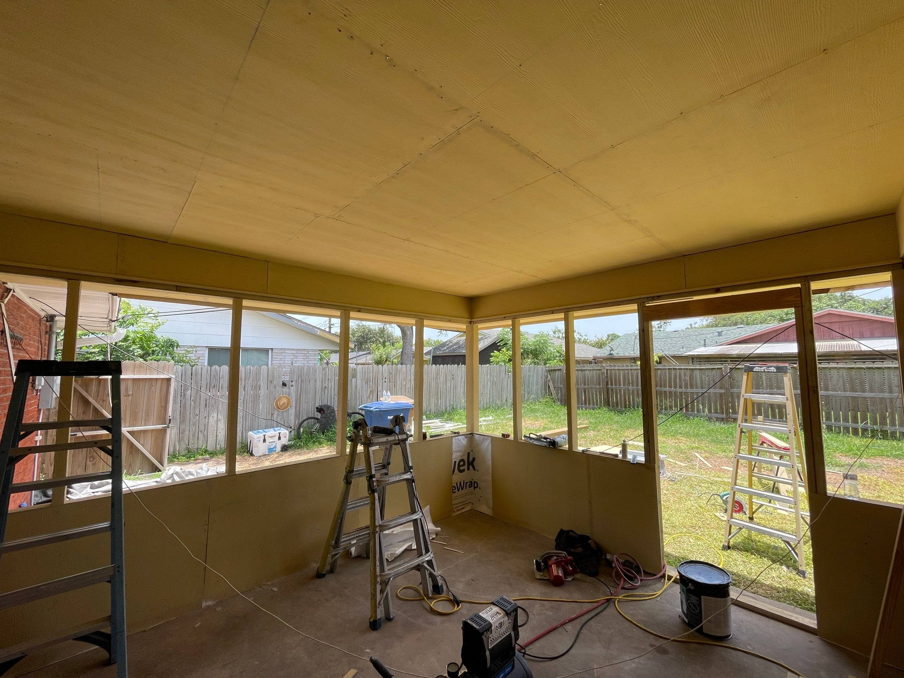 Screened in, on Spicewood by Bayfront Roofing and Construction