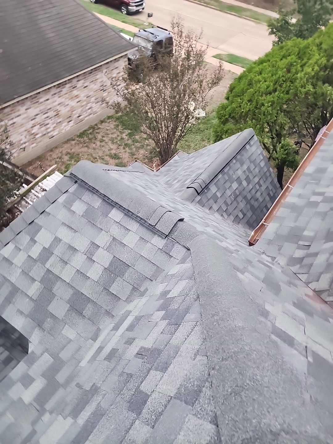 Residential Roofing Installation using Owen's Corning Duration (Lifetime) Shingles by Roof Repair Company