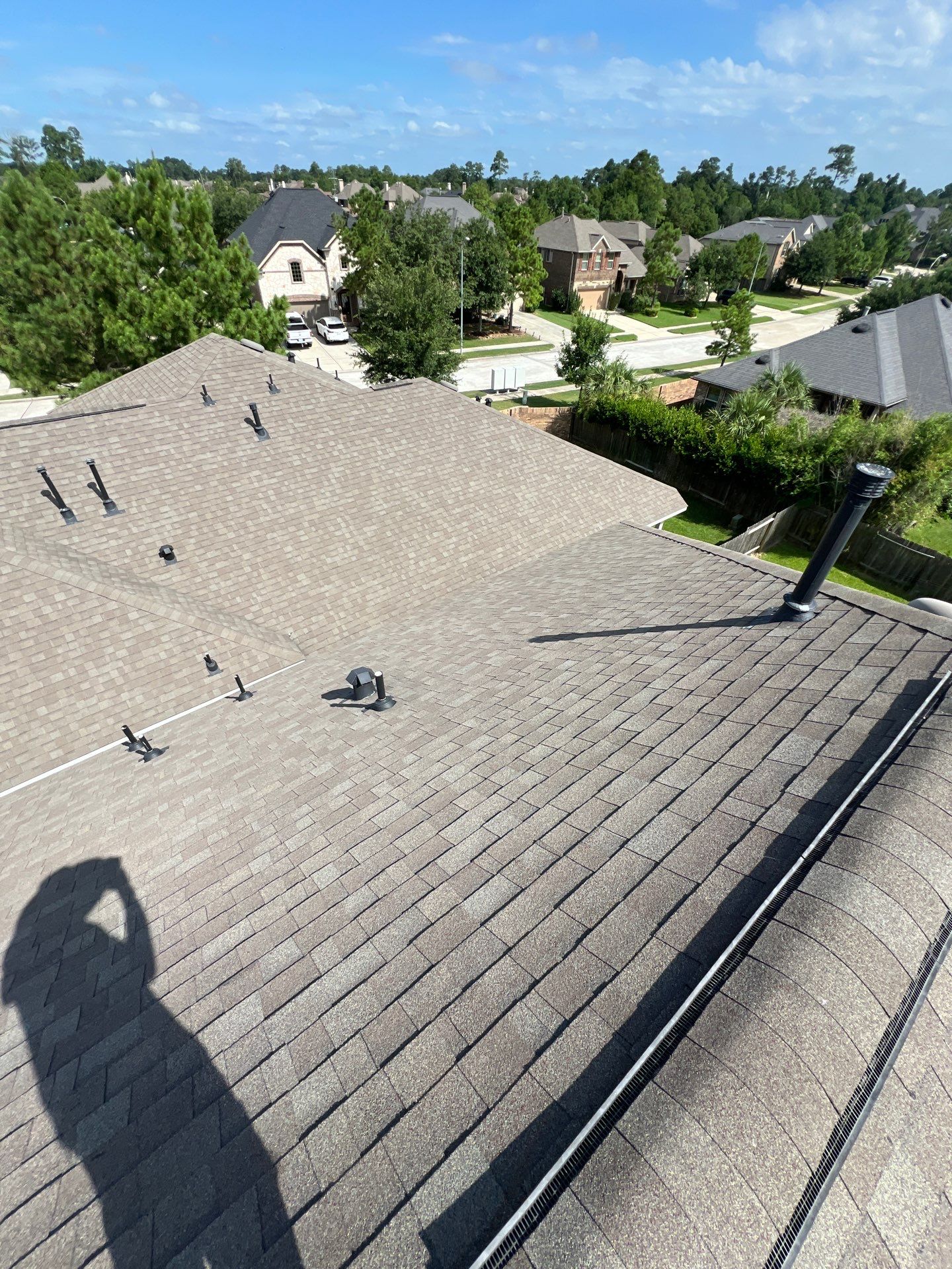 Hail Damage using Owen's Corning Duration (Lifetime) Shingles by Roof Repair Company