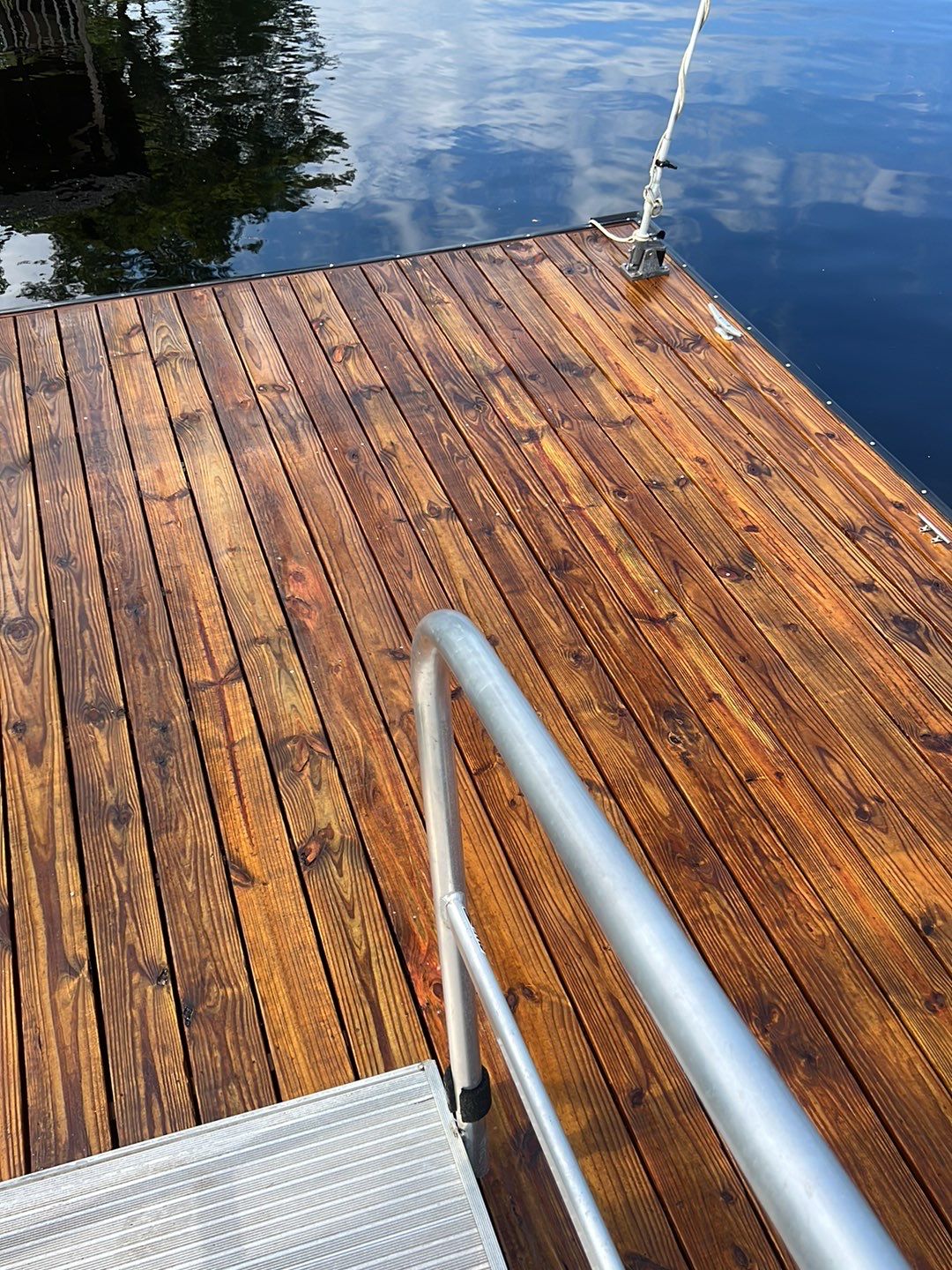 Dock using Wood Sealant by DuraSeal