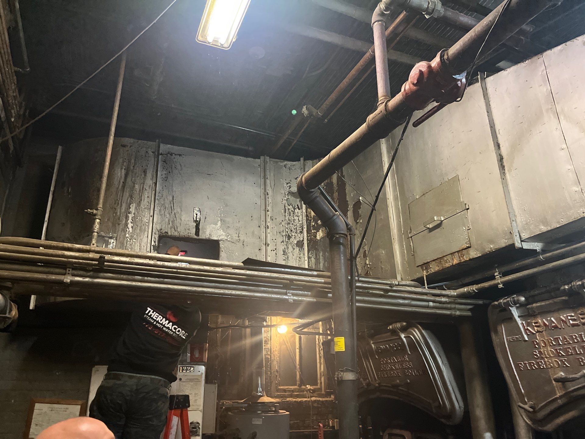 Boiler Cleaning & Flue Rebuild by Thermacore