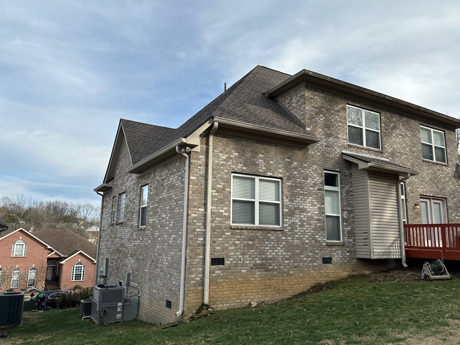 Residential Roofing Installation using Gaf Timberline HDZ Weathered Wood by Undersun Roofing 