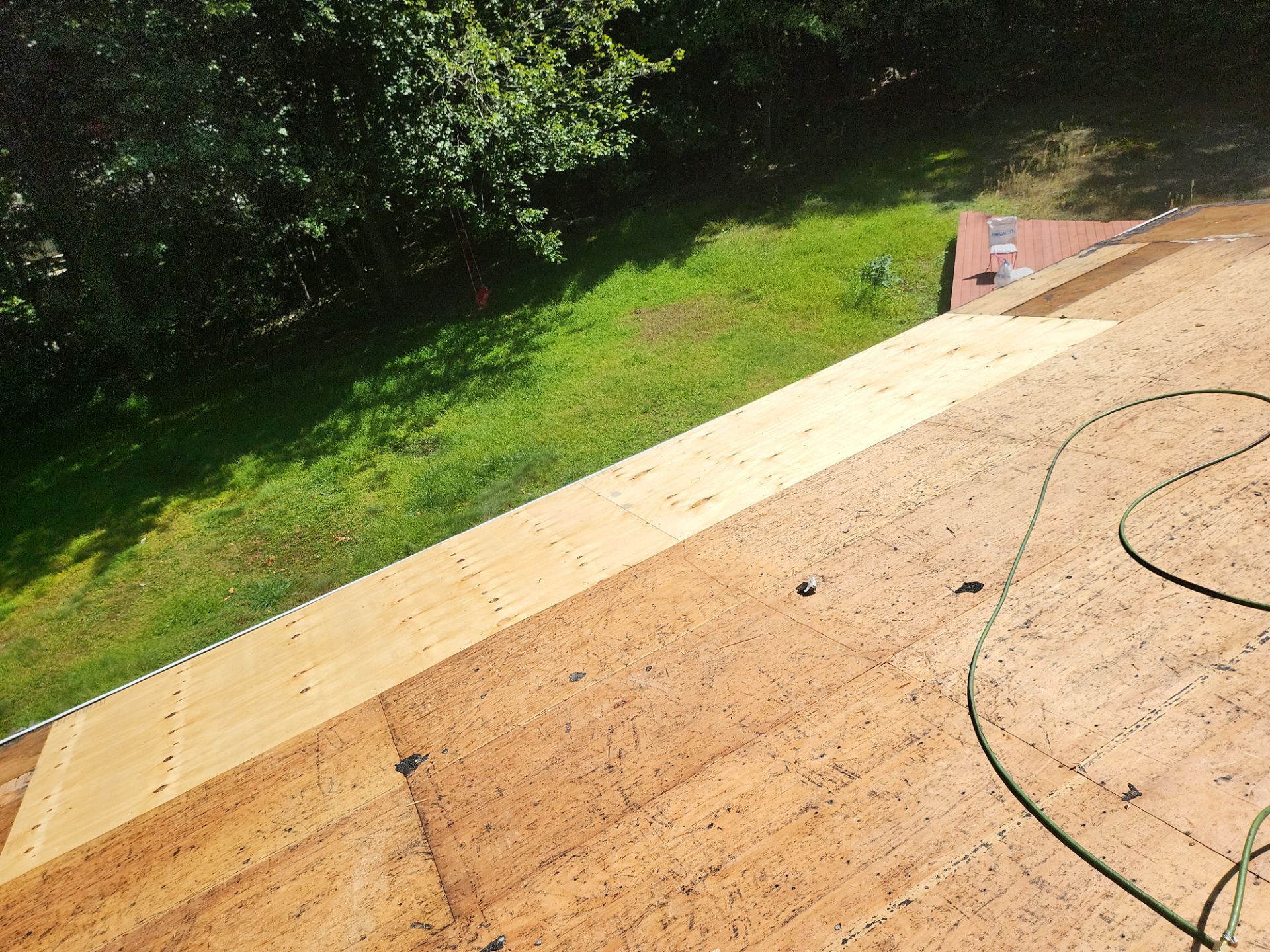 Commercial Roofing Installation using Owens Corning TruDefinition Duration AR - Harbor Blue by A Plus Exterior