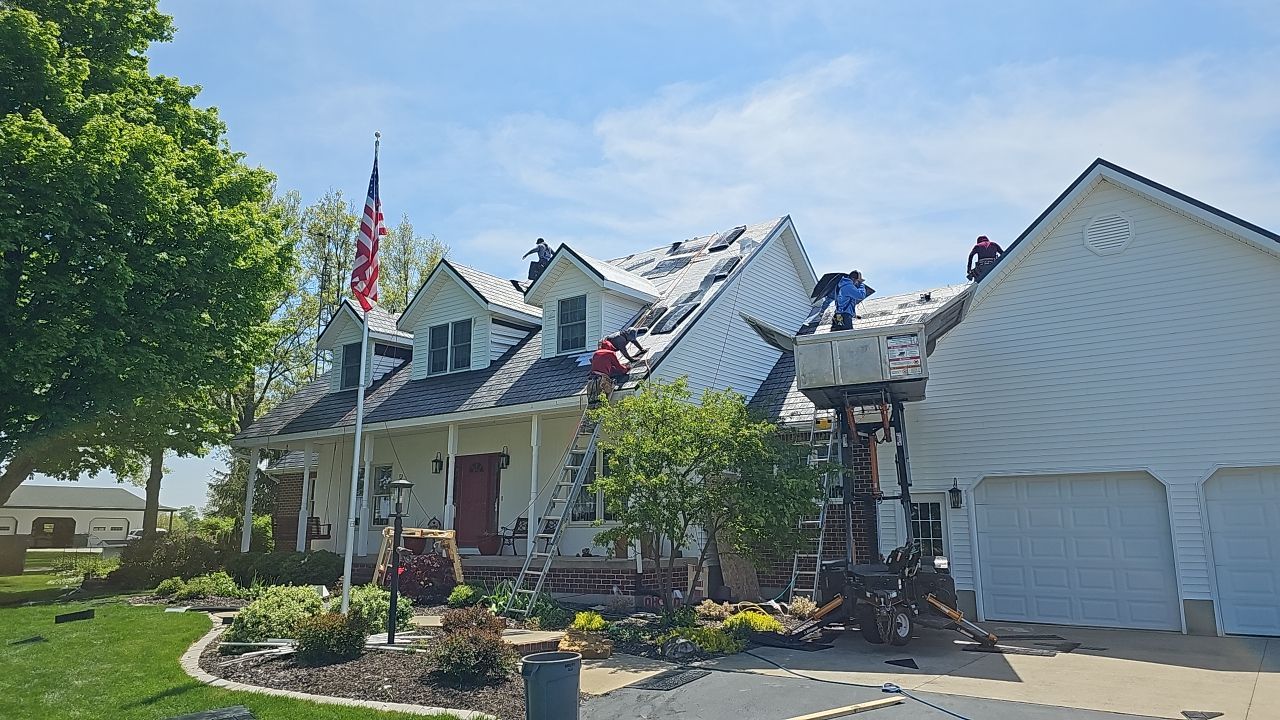 Residential Roofing Installation using Euro Shield Beaumount Shake Black by Nitro Roofing and Construction