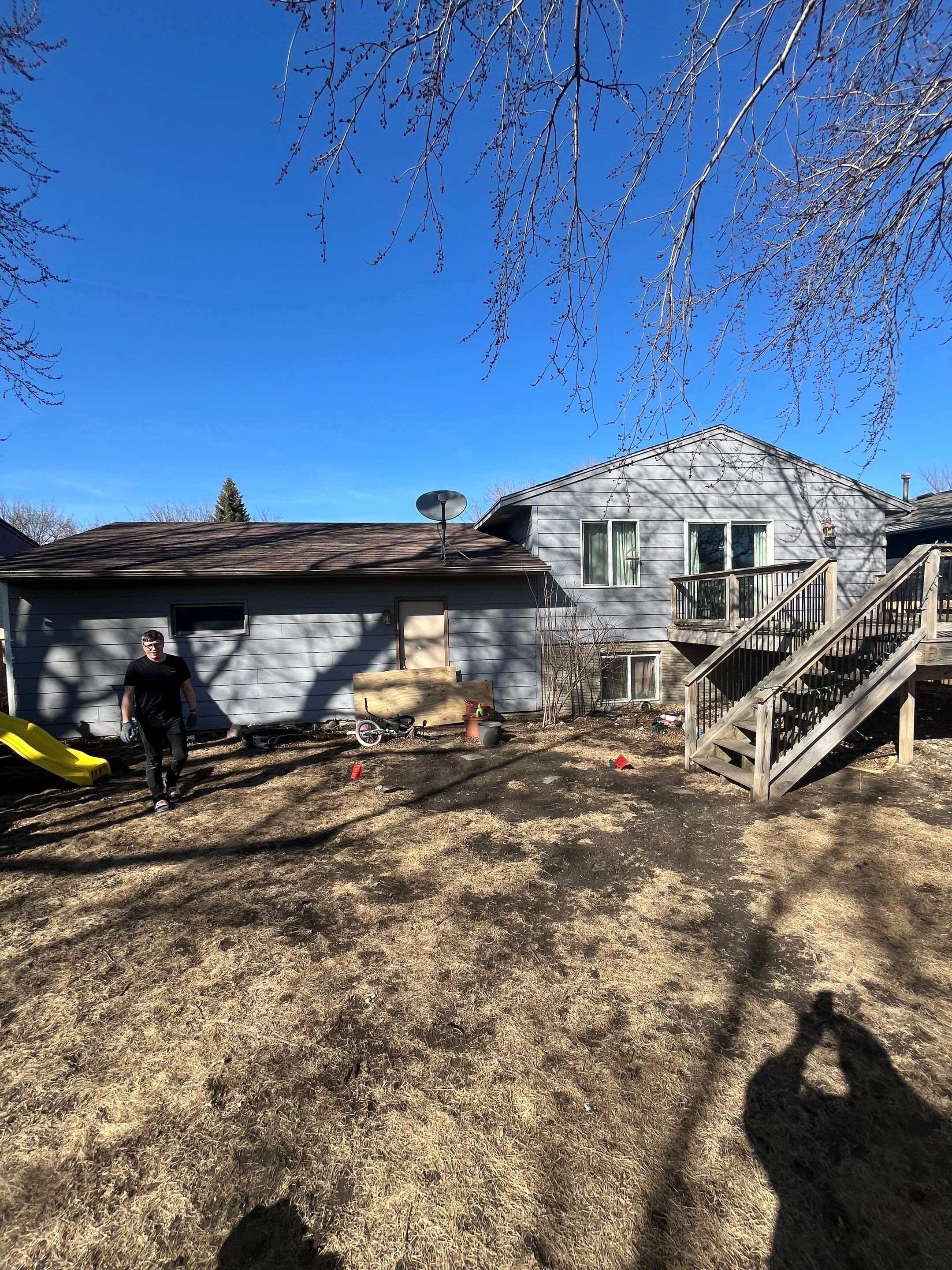 Full Exterior House Painting and Foundation Refinishing in Sioux Falls by Select Painting, Coatings & Garage Cabinets