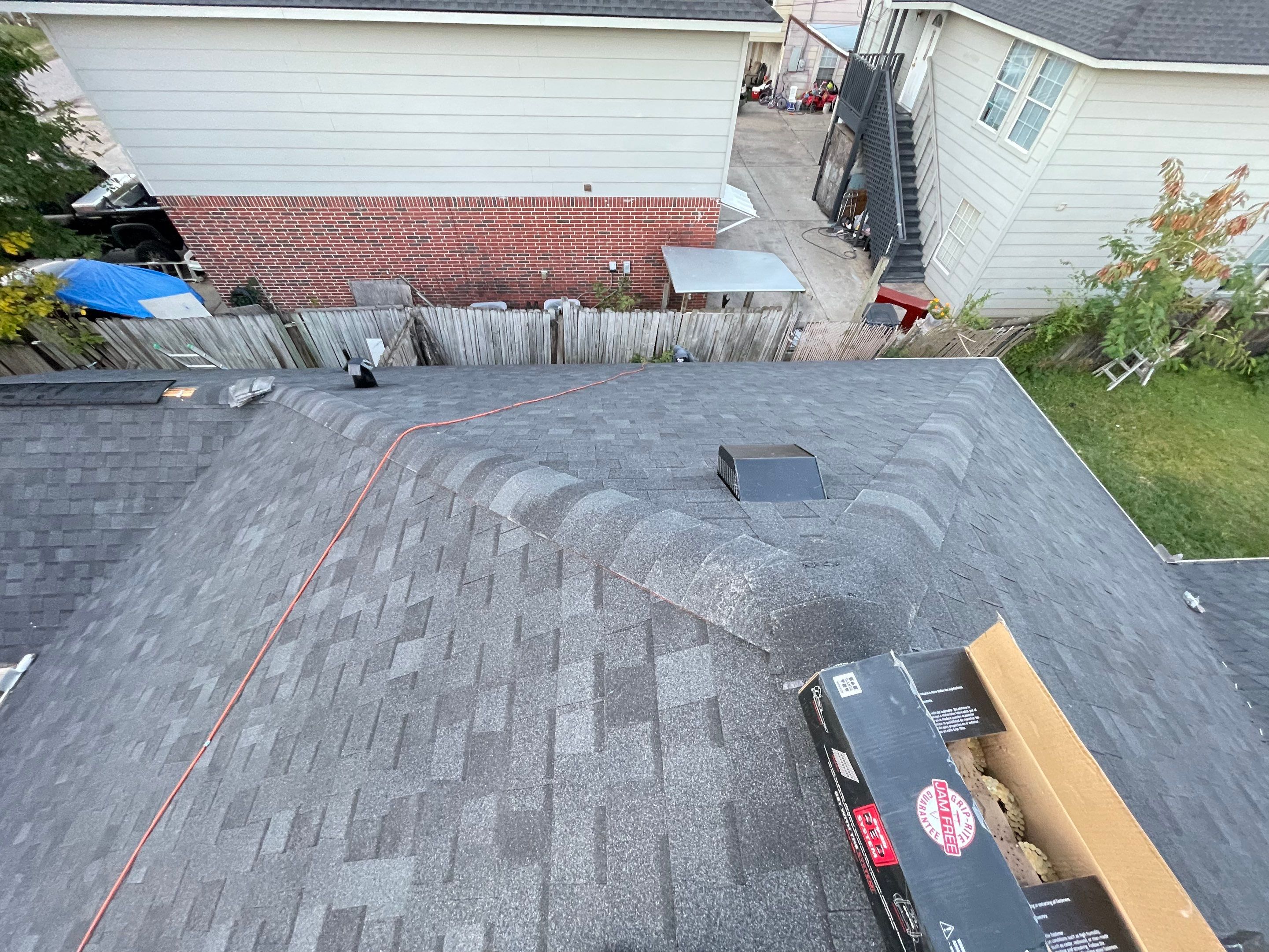 Roof Damage using Tamko Heritage® Series Rustic Black by CAP Roofing and Construction LLC
