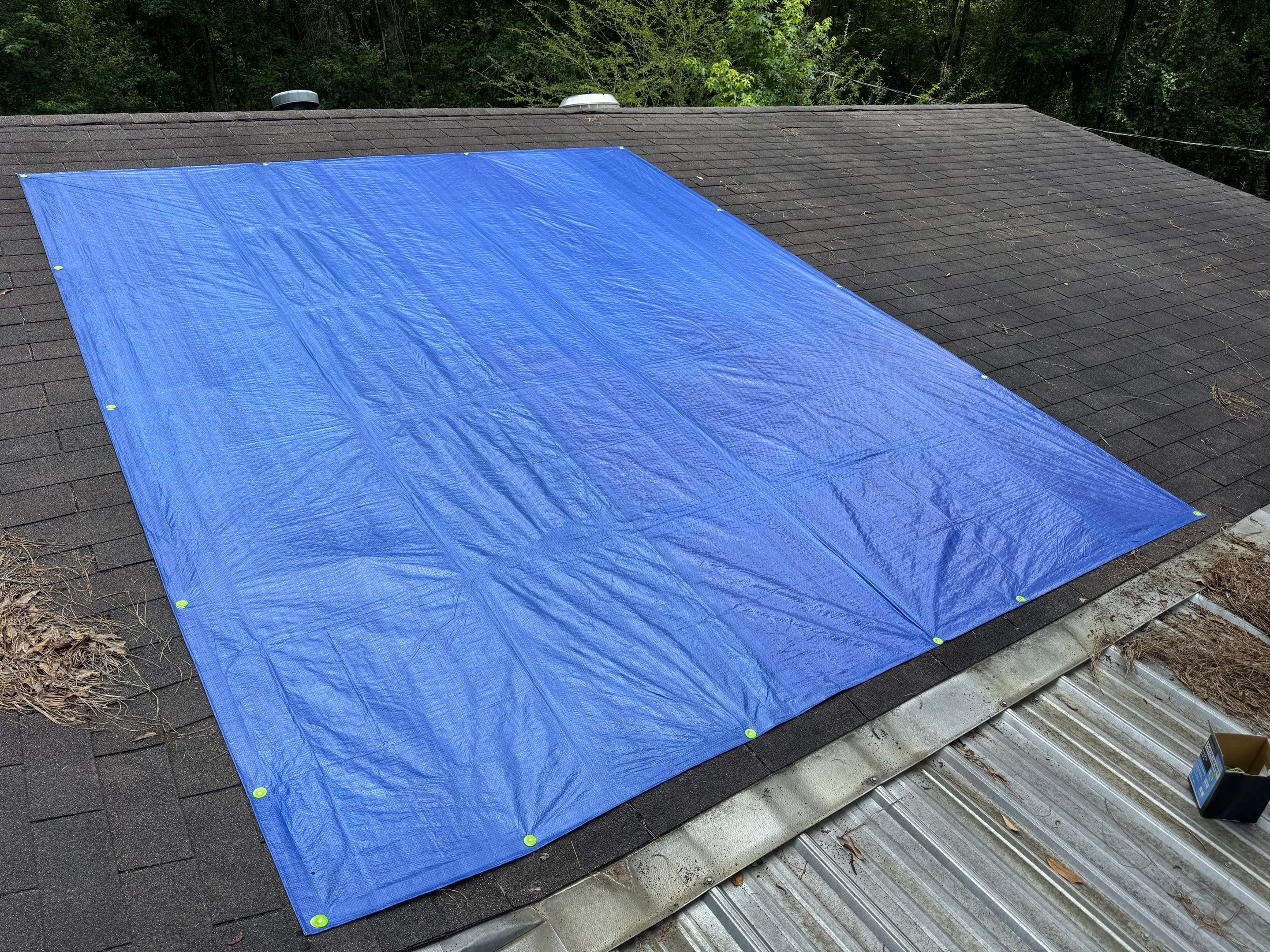 Emergency Roof Tarping and Leak Prevention in Carriere by Frontline Roofing