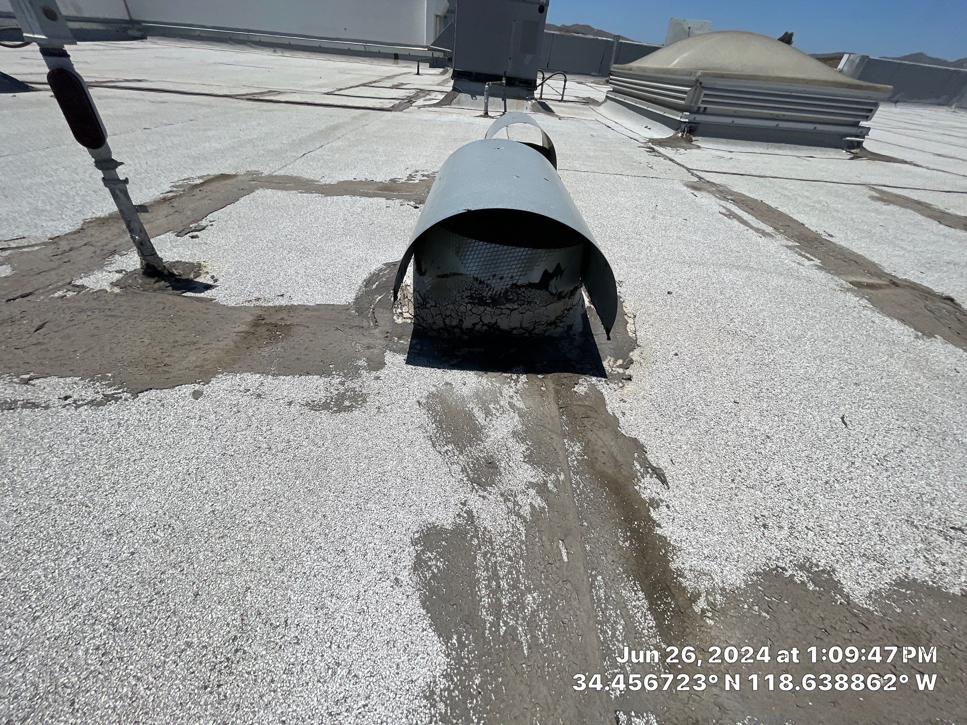 Project in Valencia by Shark Commercial Roofing Systems