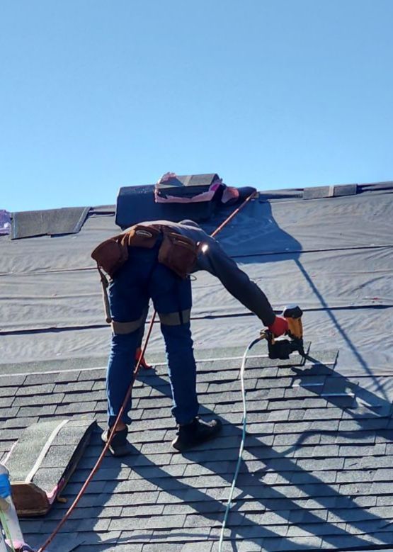 Residential Roofing Installation using Owens Corning Duration Estate Gray by Indigo State Roofing