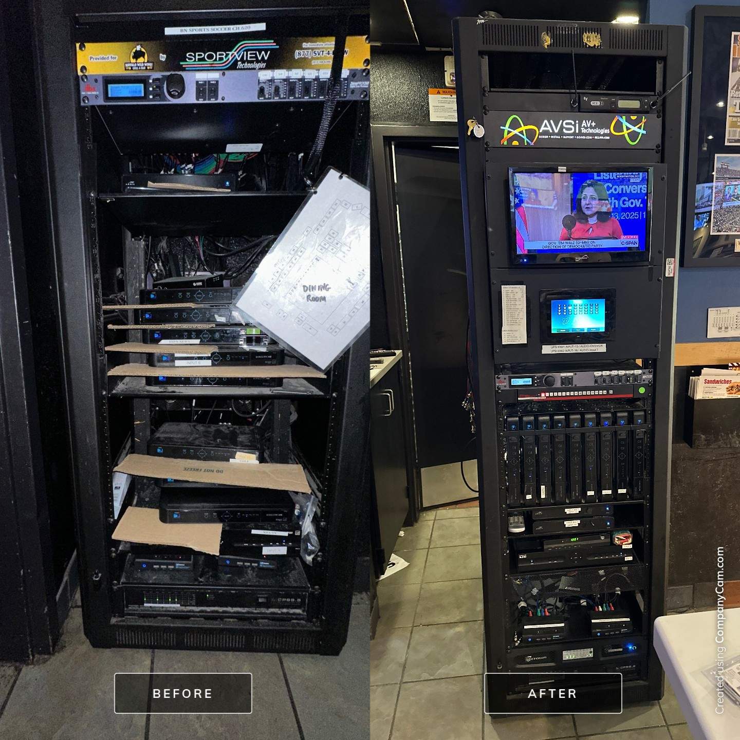 Sports bar AV Remodel by AVSi
