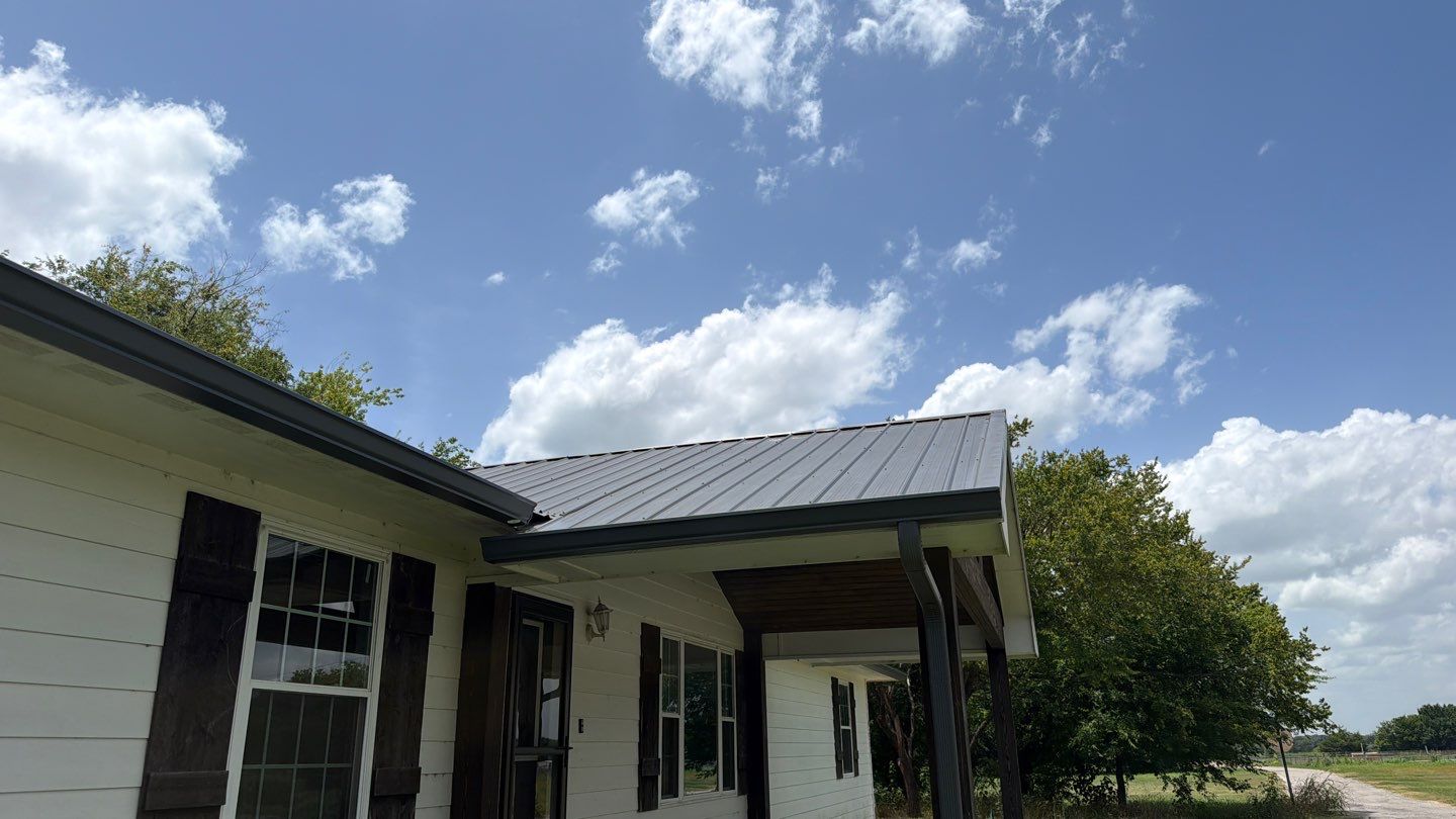6" Seamless Gutters in Davis, OK by BANA Roofing and Solar Supply