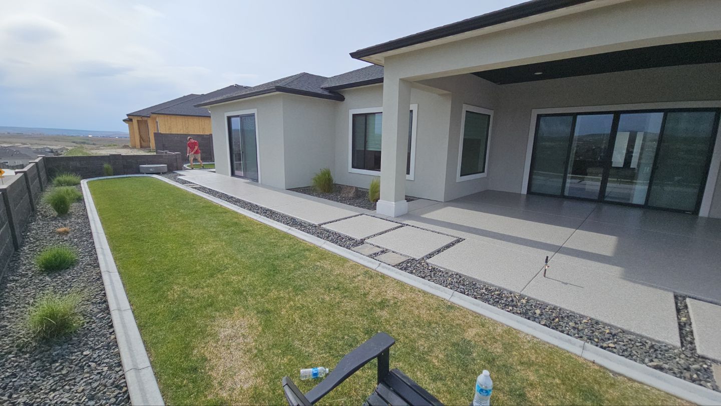 Garage Transformation using Claystone Hybrid by Croc Coatings, LLC