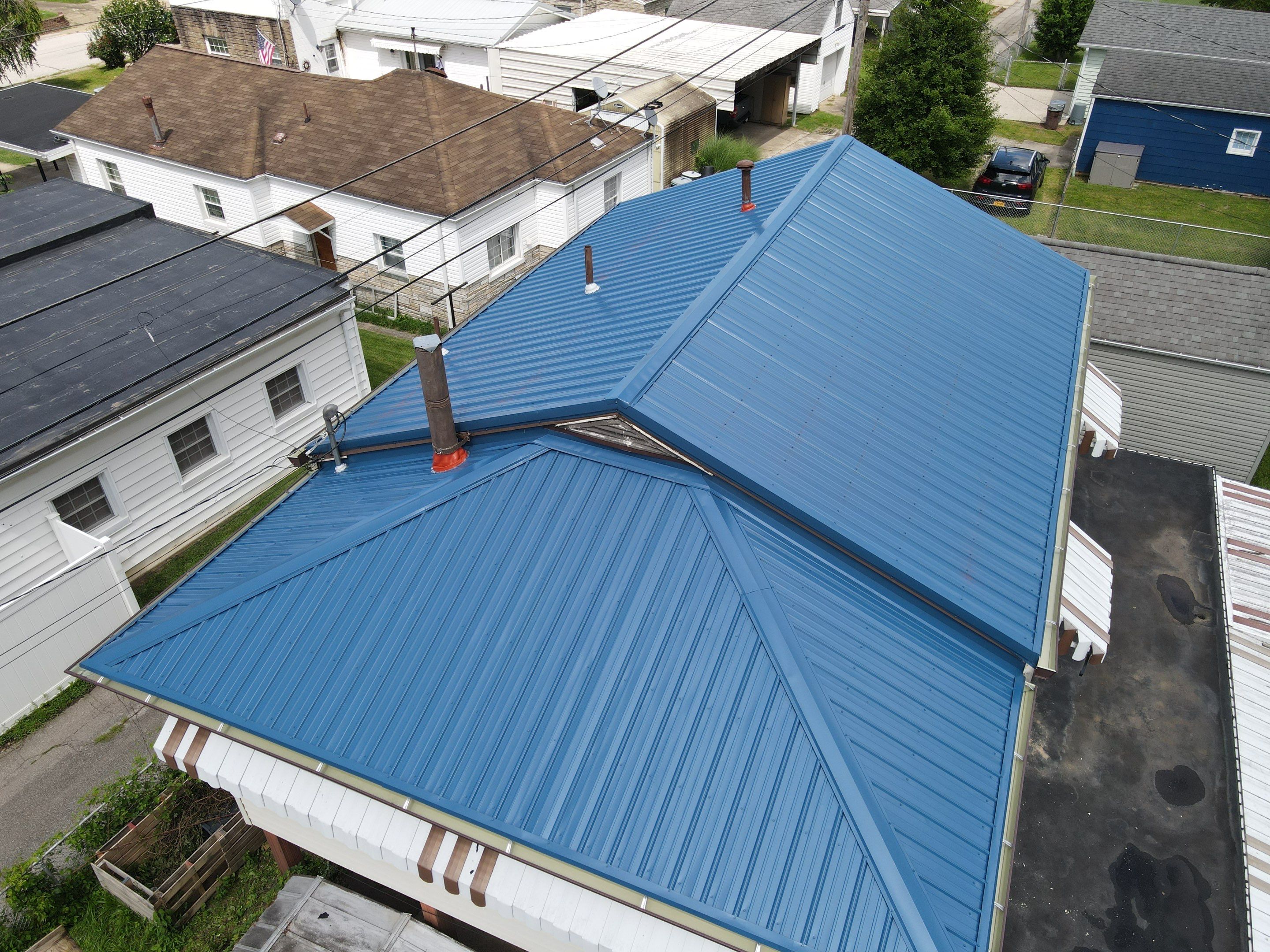 Residential Roofing Installation using Metal by Rainstoppers Roofing