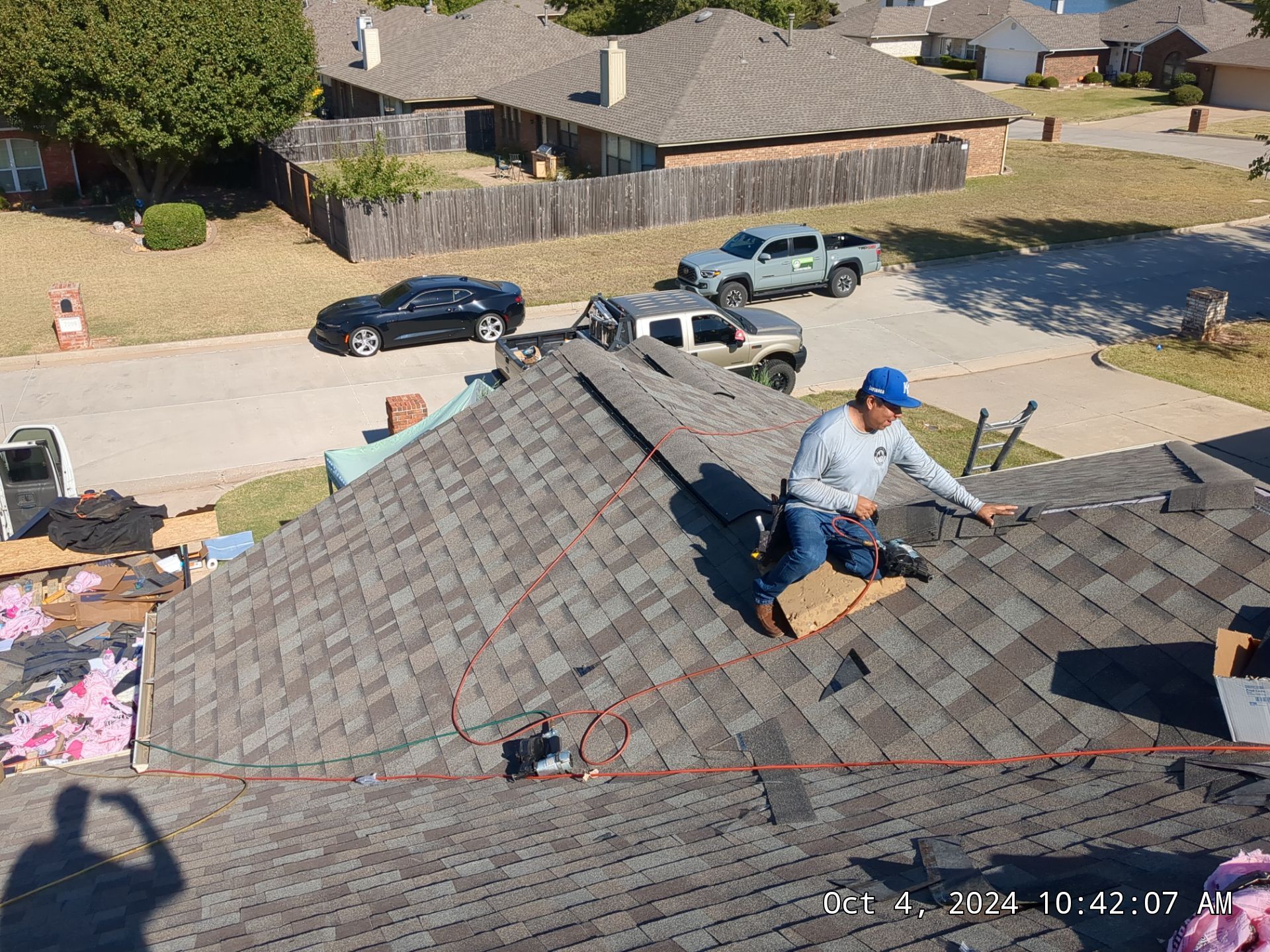 OKC Residential Roofing Installation using Owens Corning by Blackforest Roofing