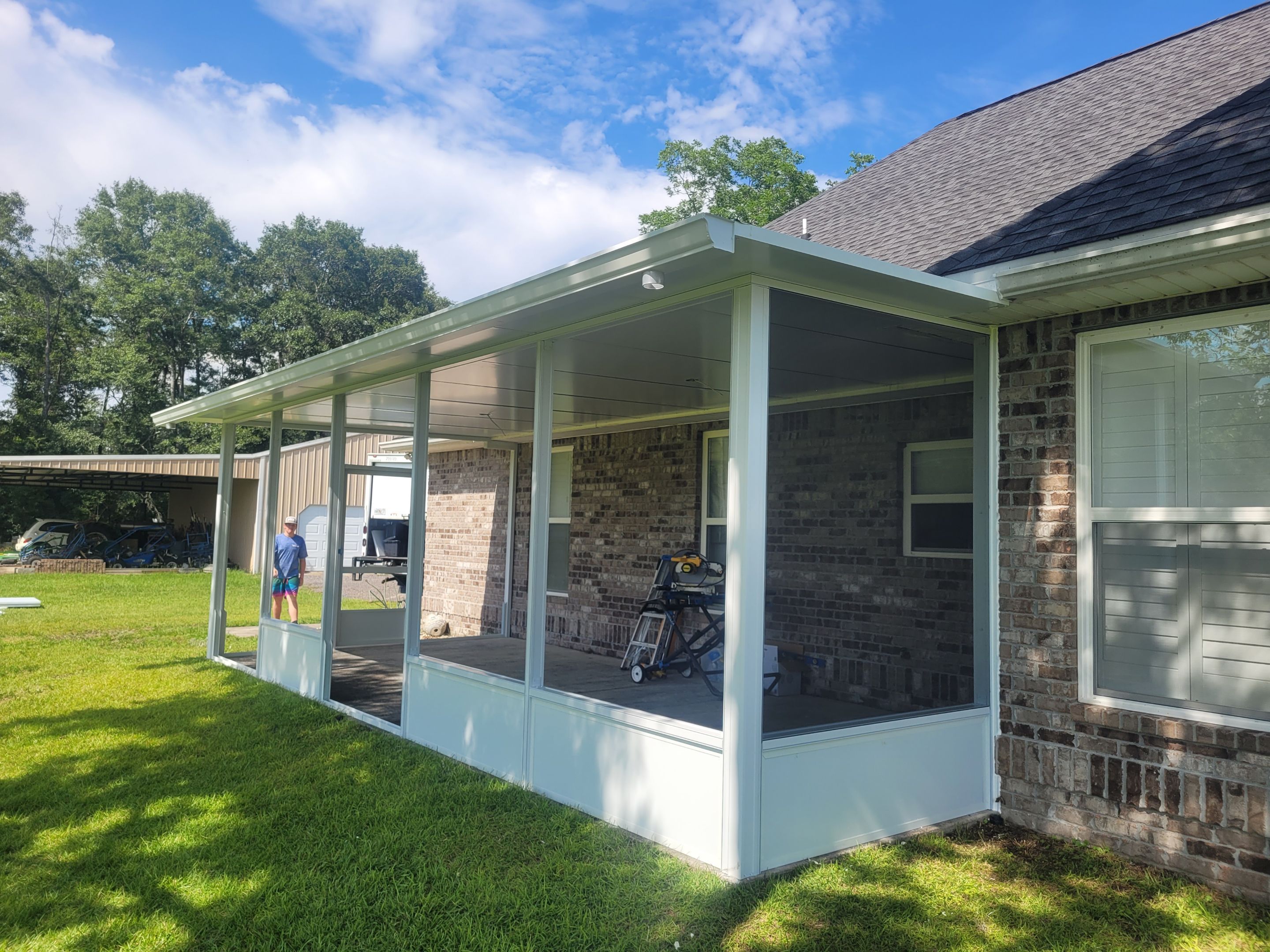 Screen Room in Baker, FL by Titan Sunrooms