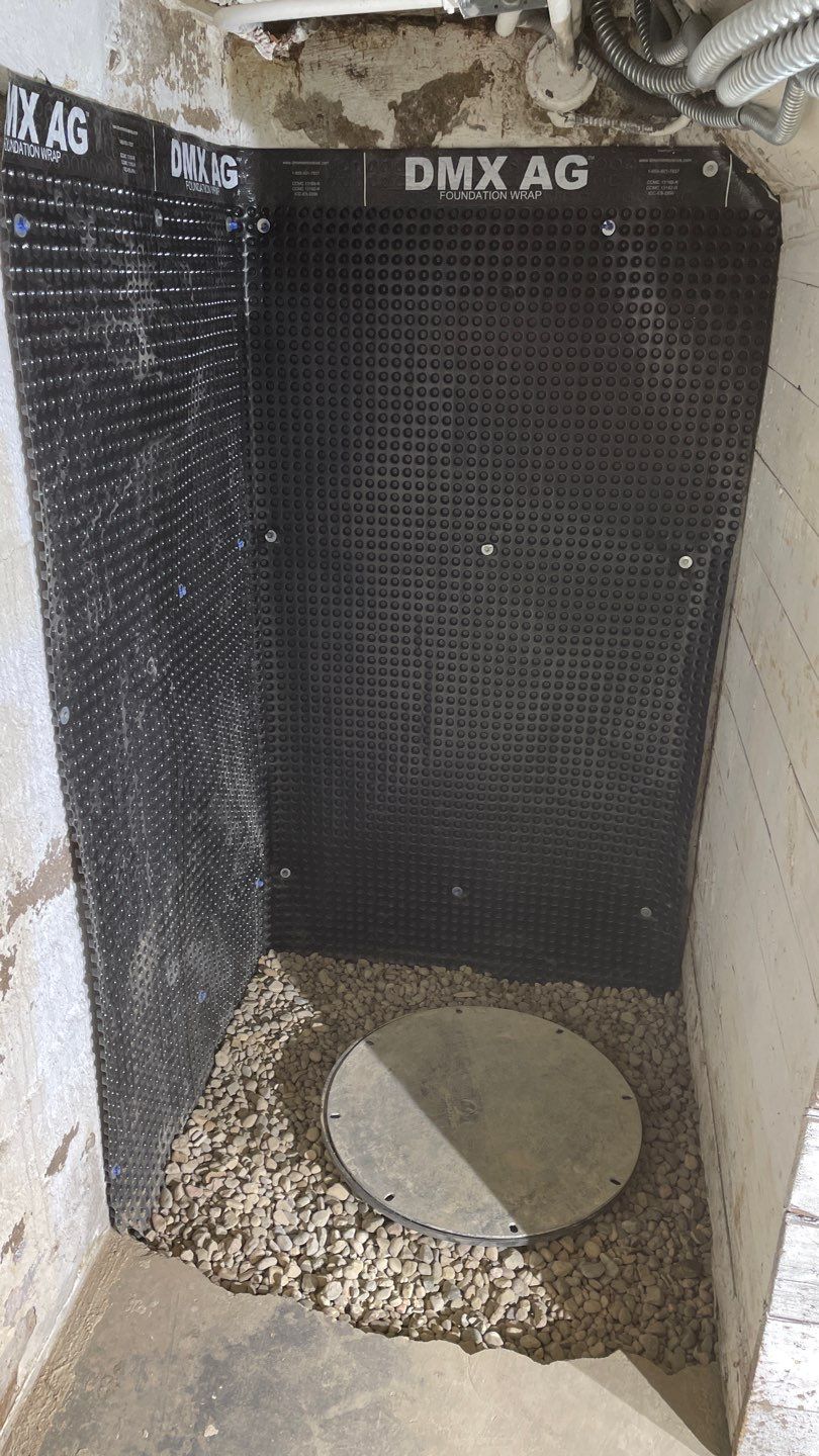 Basement Drainage & Concrete Repair in Minneapolis by Waterproofing Northeast