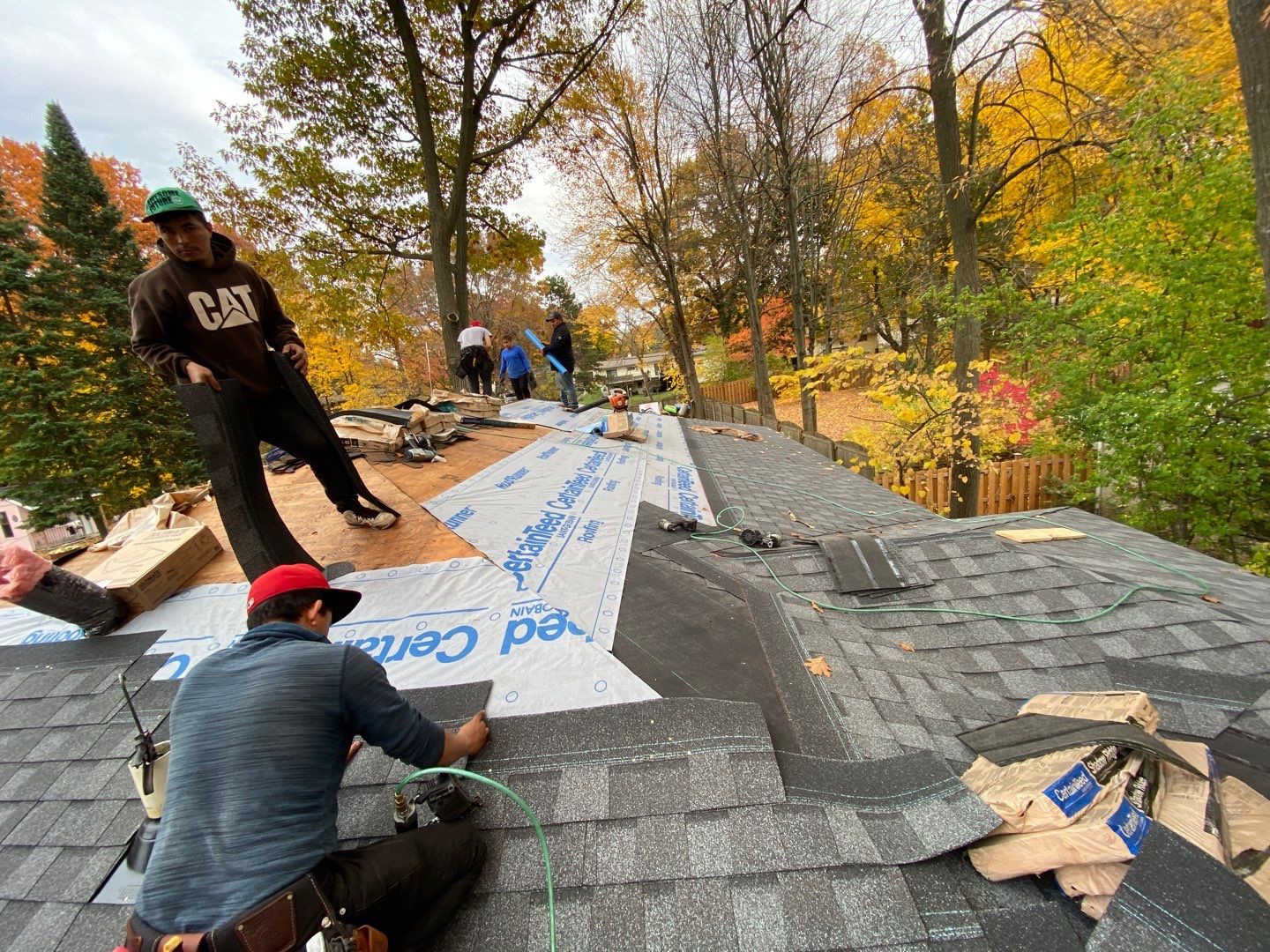 Roof Replacement using CertainTeed Landmark by 180 Contractors