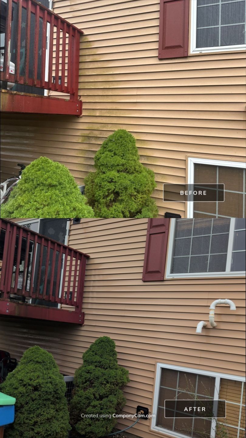 Project in Wonder Lake by Simmons Power & Soft Washing