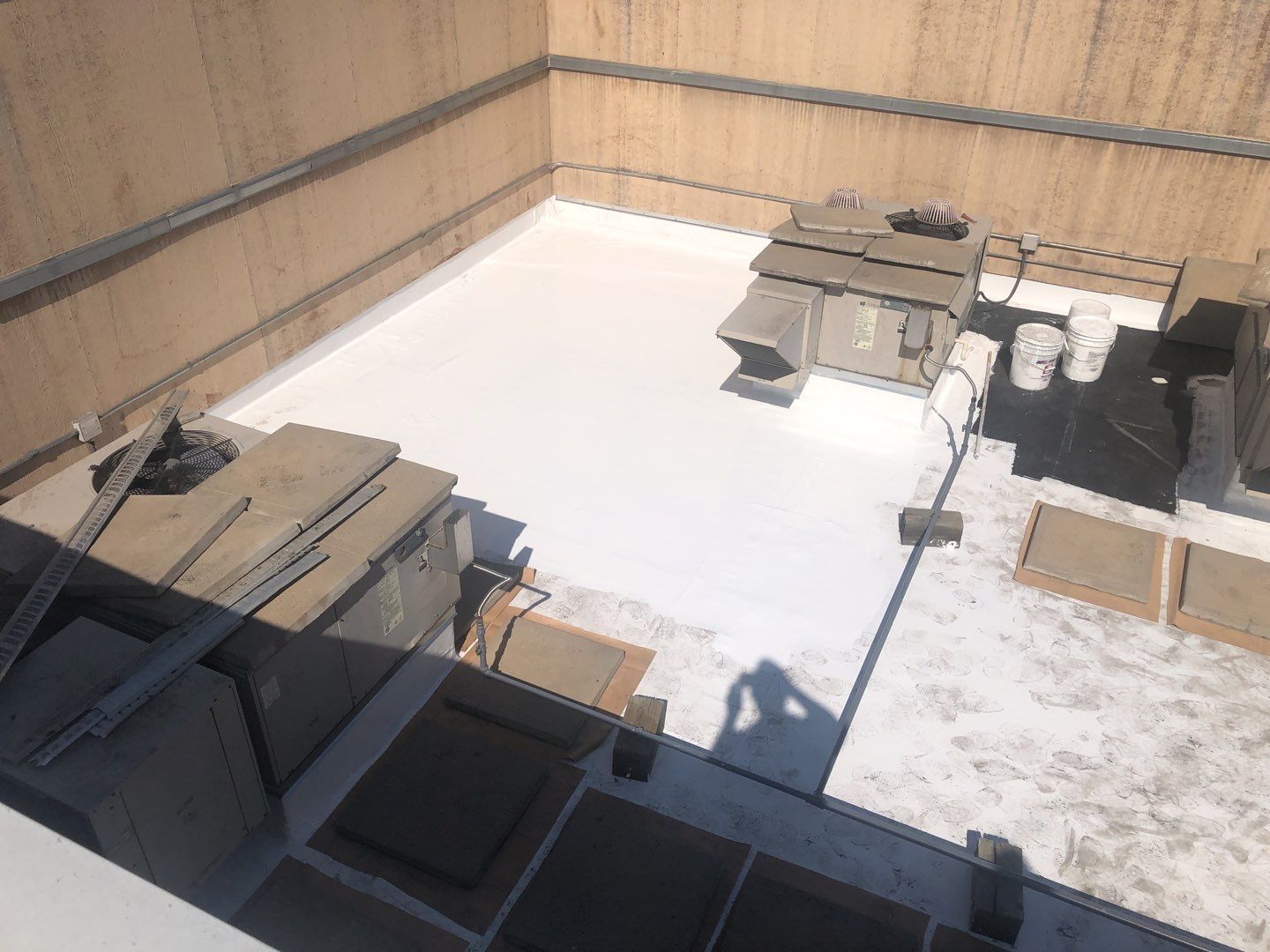 Commercial Roofing Installation using American Standard Coating - S  by A to Z Roofing