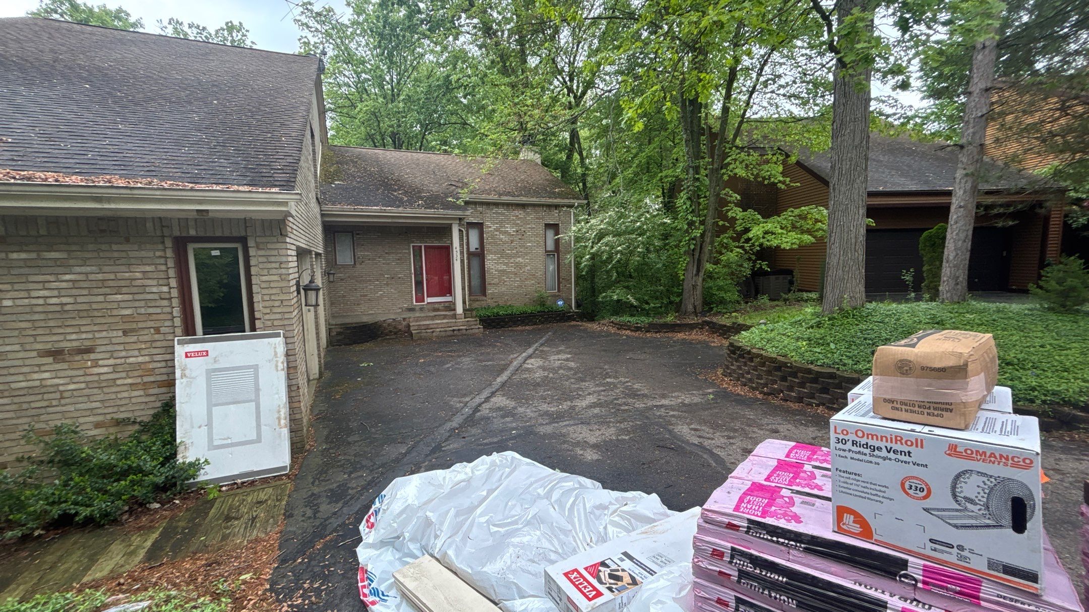 Roof Replacement using Owens Corning Desert Rose by 180 Contractors