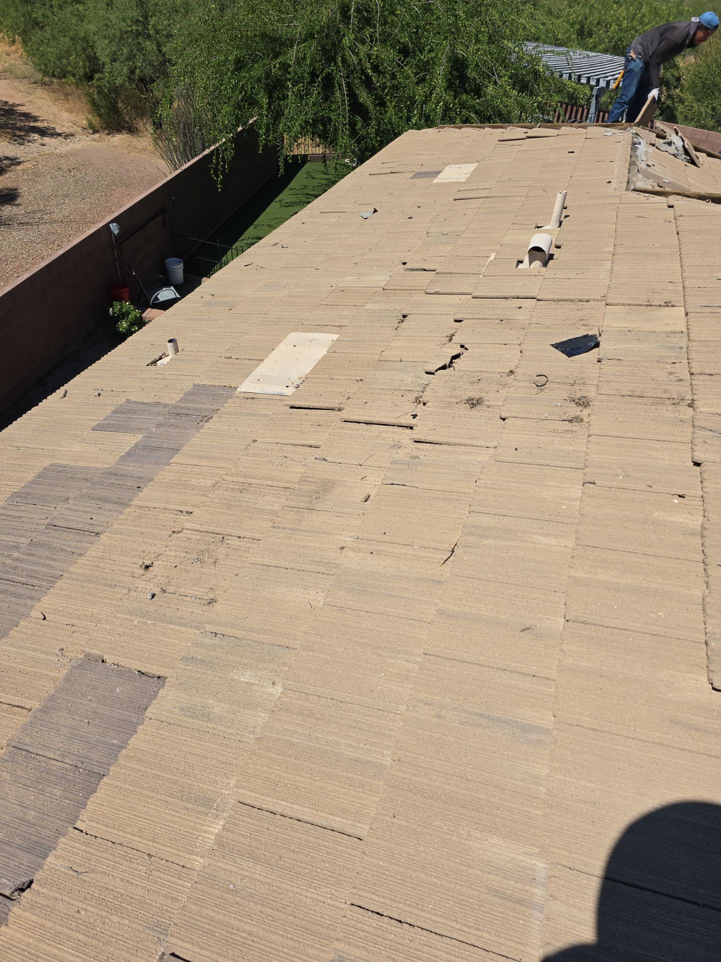 Weathered Taupe Concrete Tile by Reimagine Roofing