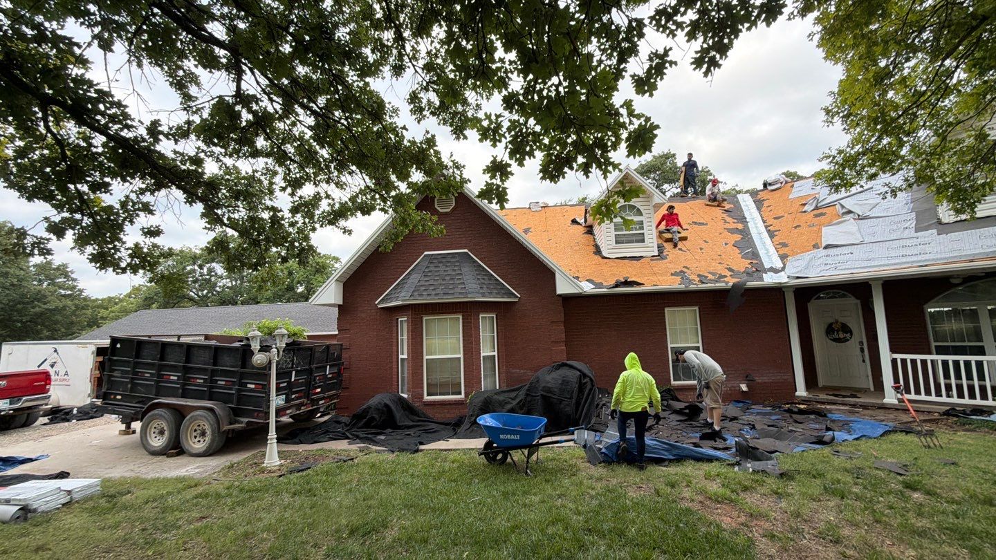 GAF Timberline Roof Replacement in Wynnewood, Oklahoma by BANA Roofing and Solar Supply