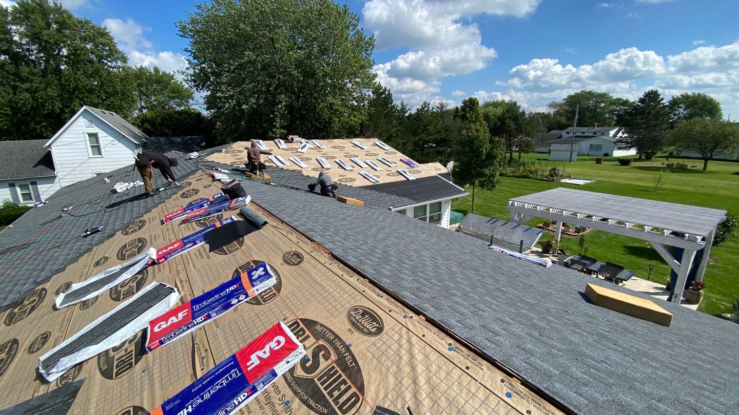Residential Roofing Installation using GAF Timberline HDZ Pewter Gray by Nitro Roofing and Construction