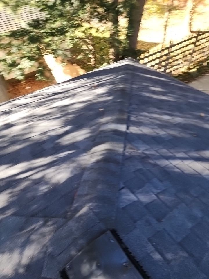 ATLAS PINNACLE COLOR: SCOTCHGARD BLACK SHADOW DRIP EDGE: WHITE by Eagle Eye Roofing