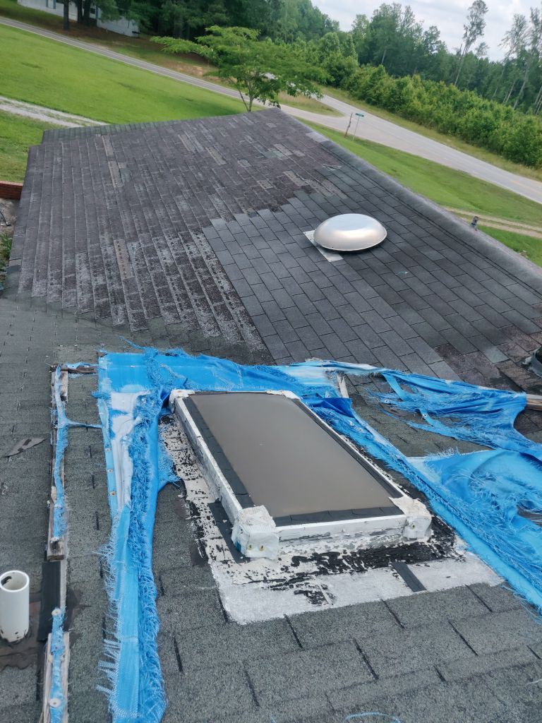 Re-roof by American Roofing NC