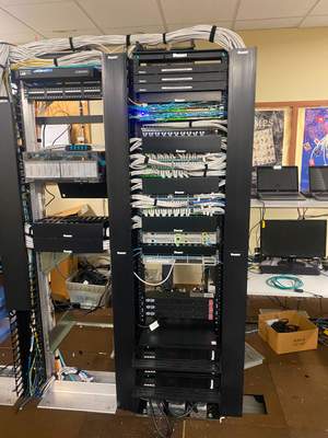 Structured cabling installation by CimaSolutions