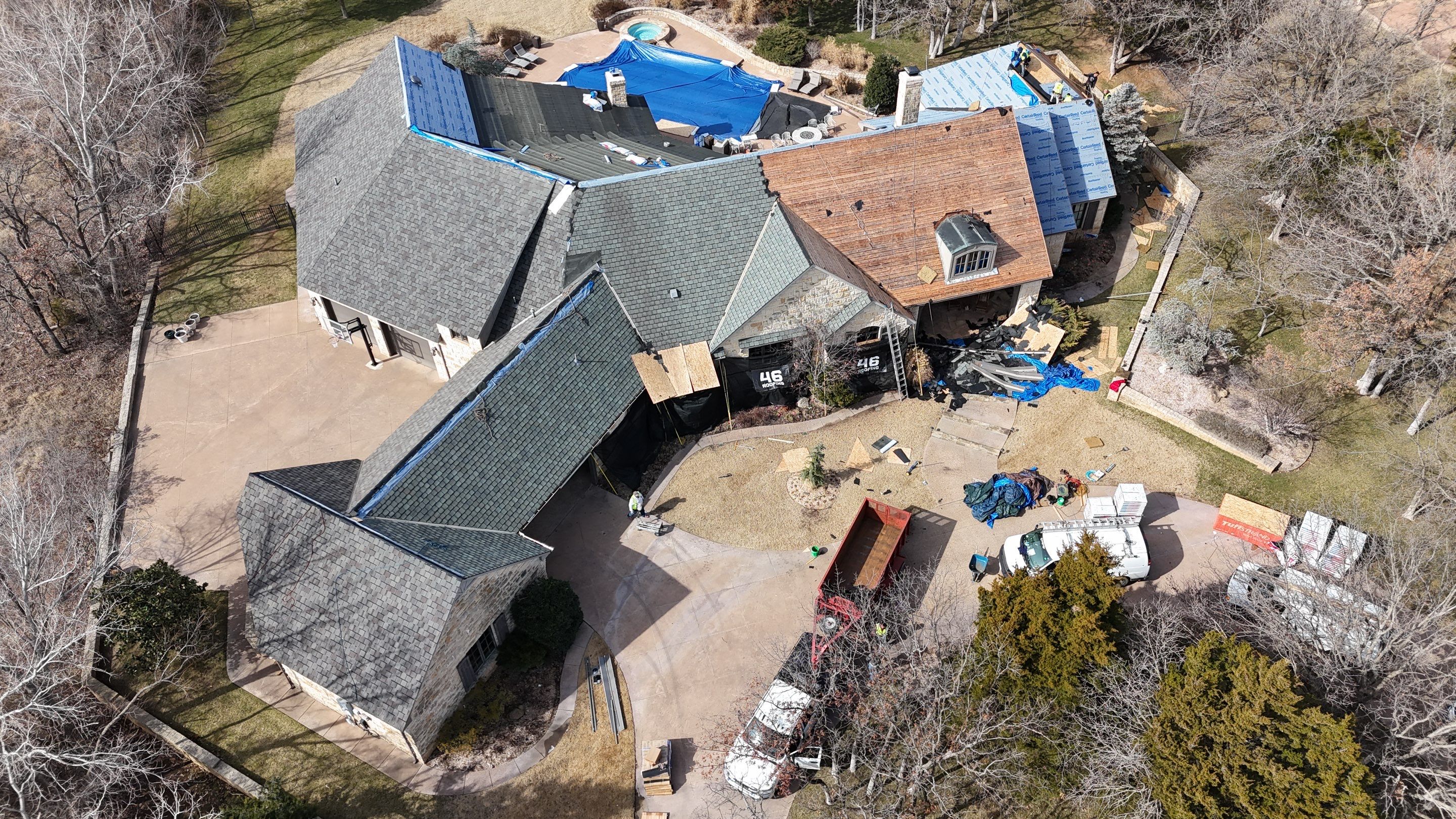 Reroof using Certainteed Integrity Roof System by Castillo Roofing